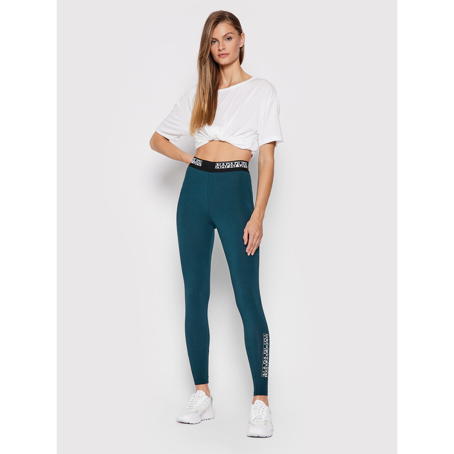 Napapijri Legíny M-Box 2 NP0A4FSJ Modrá Slim Fit - Pepit.cz