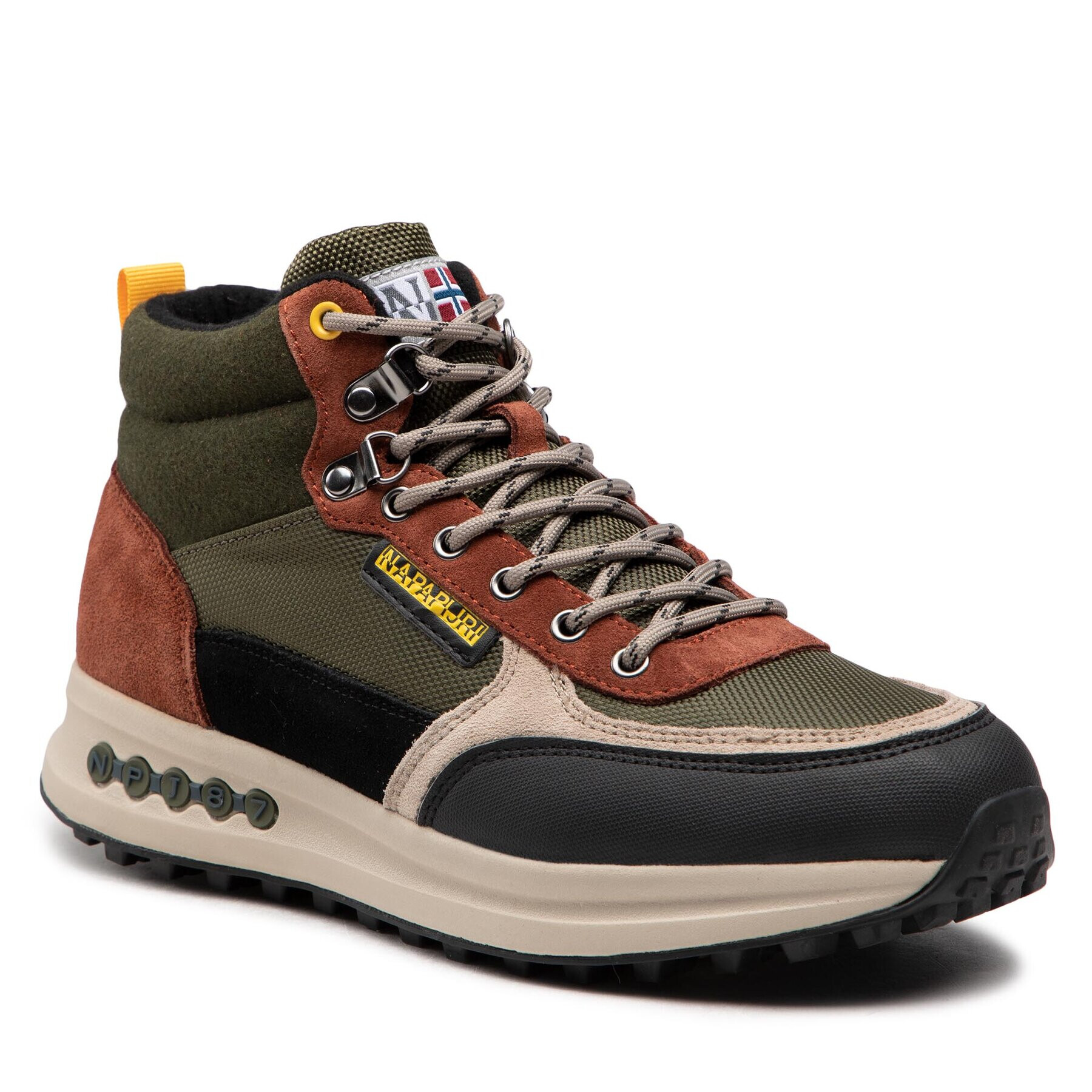 Napapijri Sneakersy Late NP0A4H6M Khaki - Pepit.cz