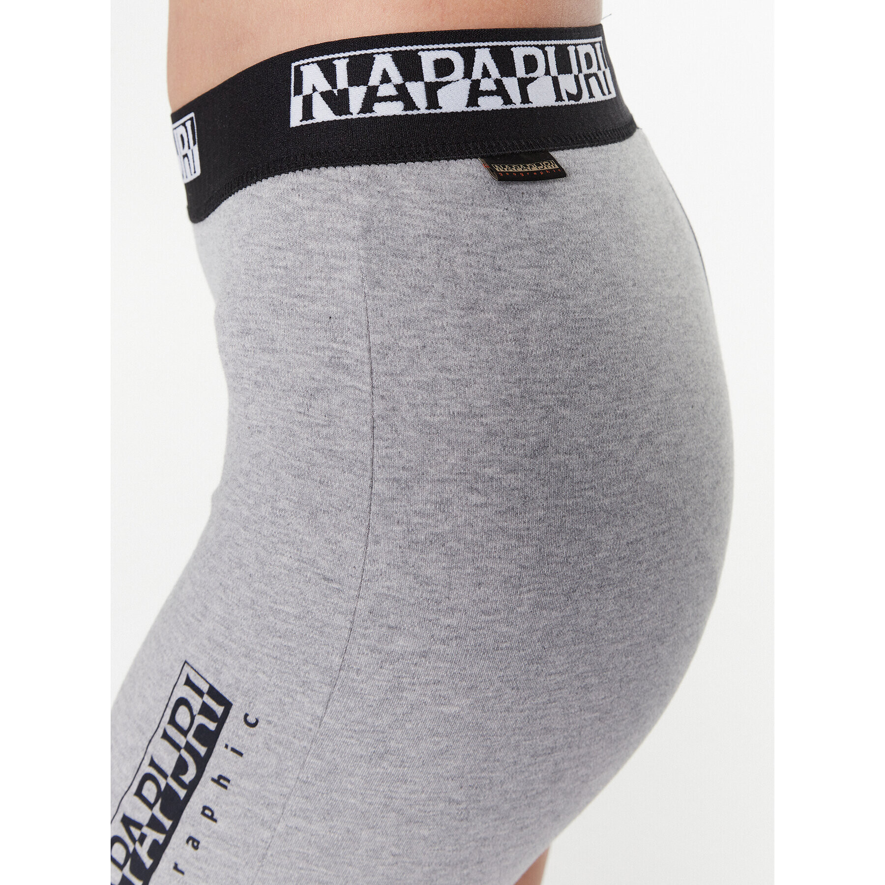 Napapijri Sportovní kraťasy N-Box NP0A4GXJ Šedá Slim Fit - Pepit.cz