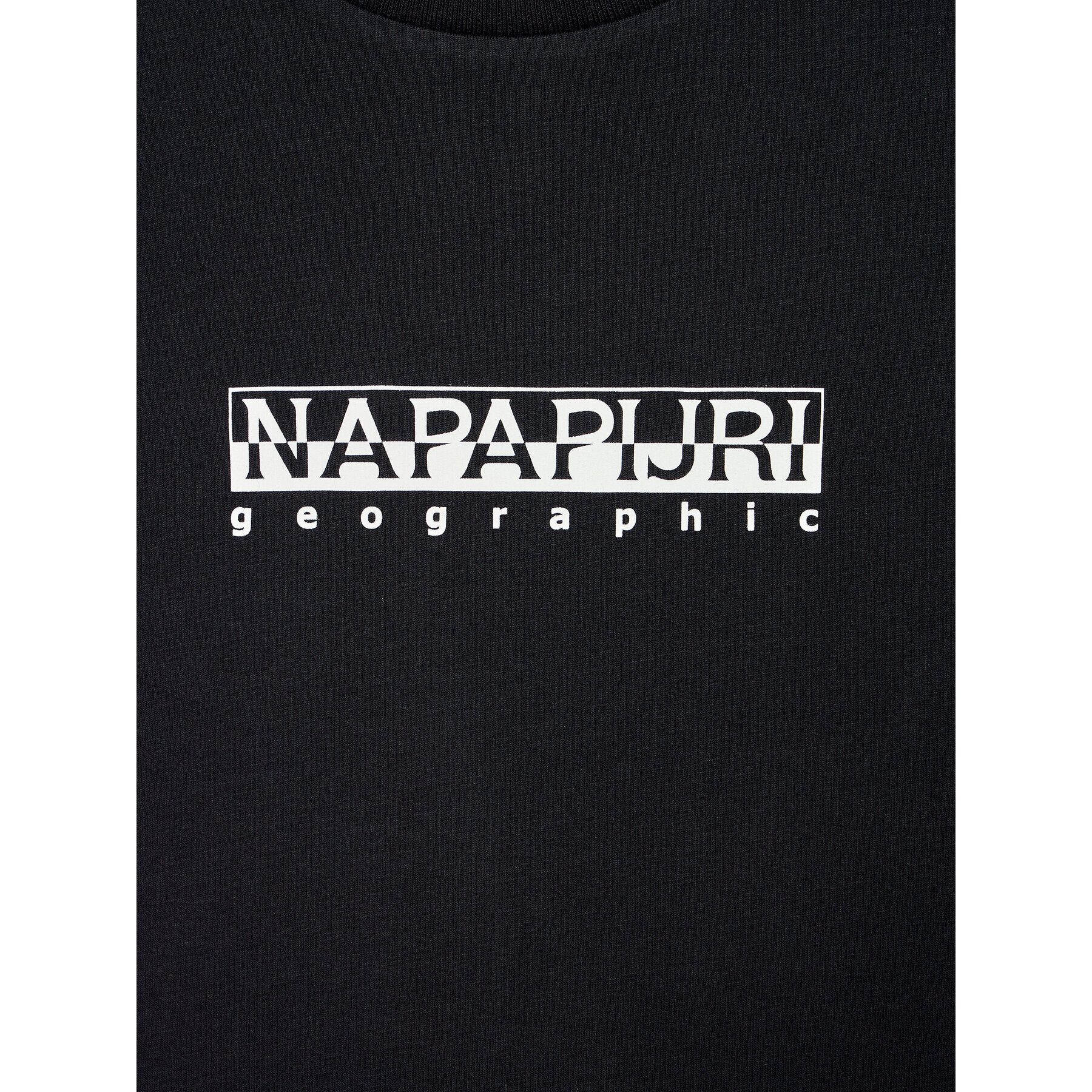 Napapijri T-Shirt K S-Box NP0A4FP5 M Černá Regular Fit - Pepit.cz