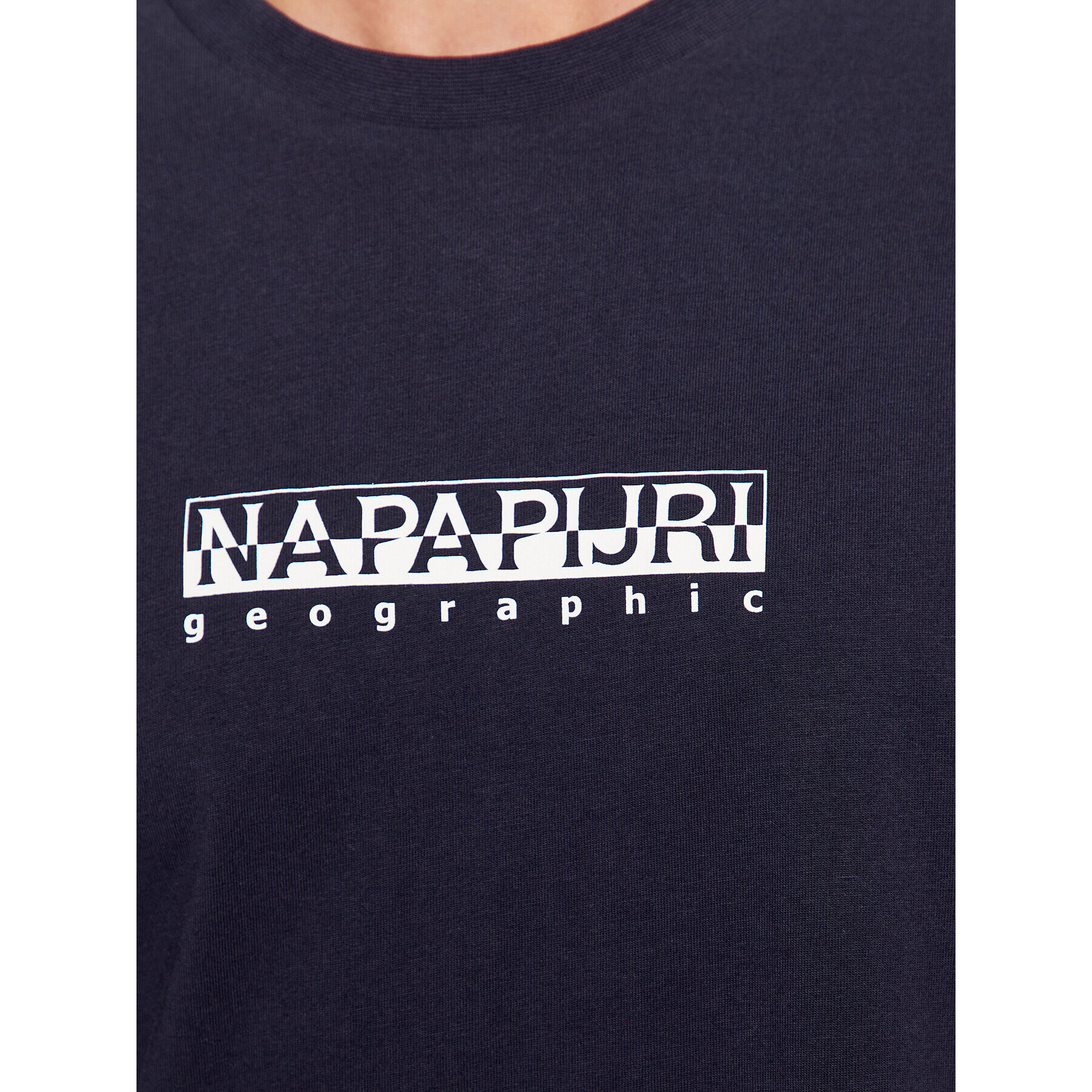 Napapijri T-Shirt NP0A4H8S Tmavomodrá Regular Fit - Pepit.cz