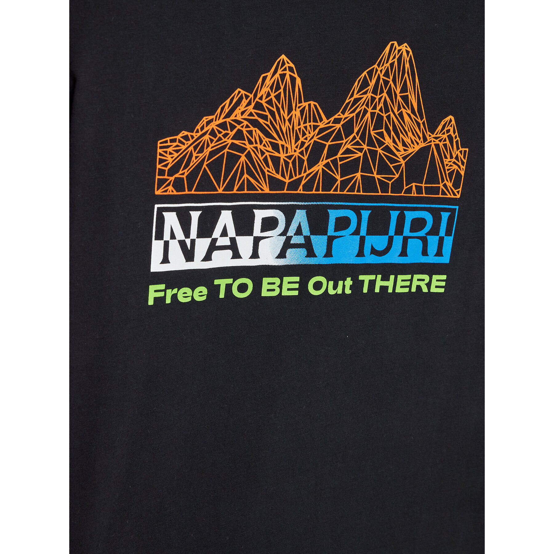 Napapijri T-Shirt NP0A4HGN D Černá Regular Fit - Pepit.cz