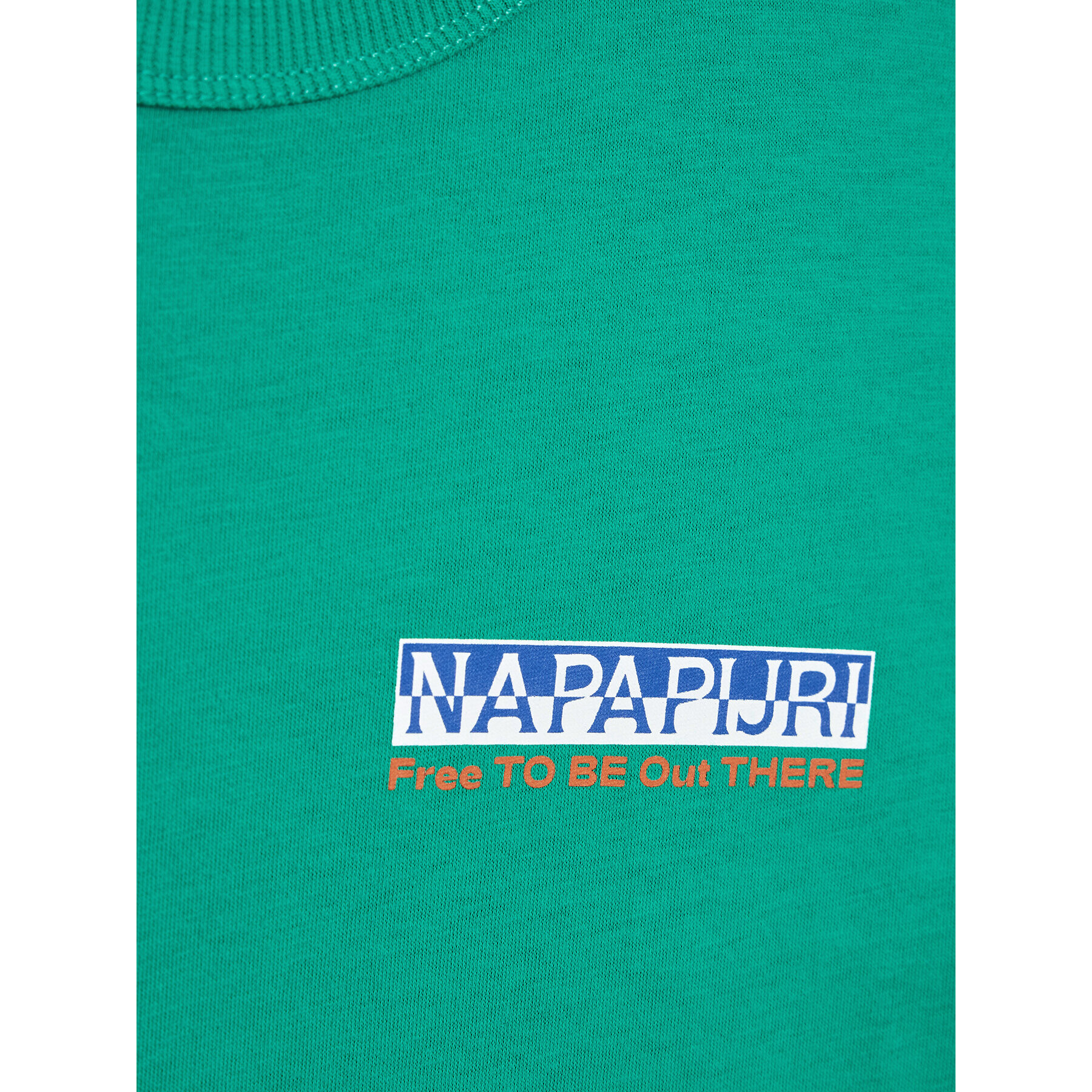 Napapijri T-Shirt NP0A4HGN D Zelená Regular Fit - Pepit.cz