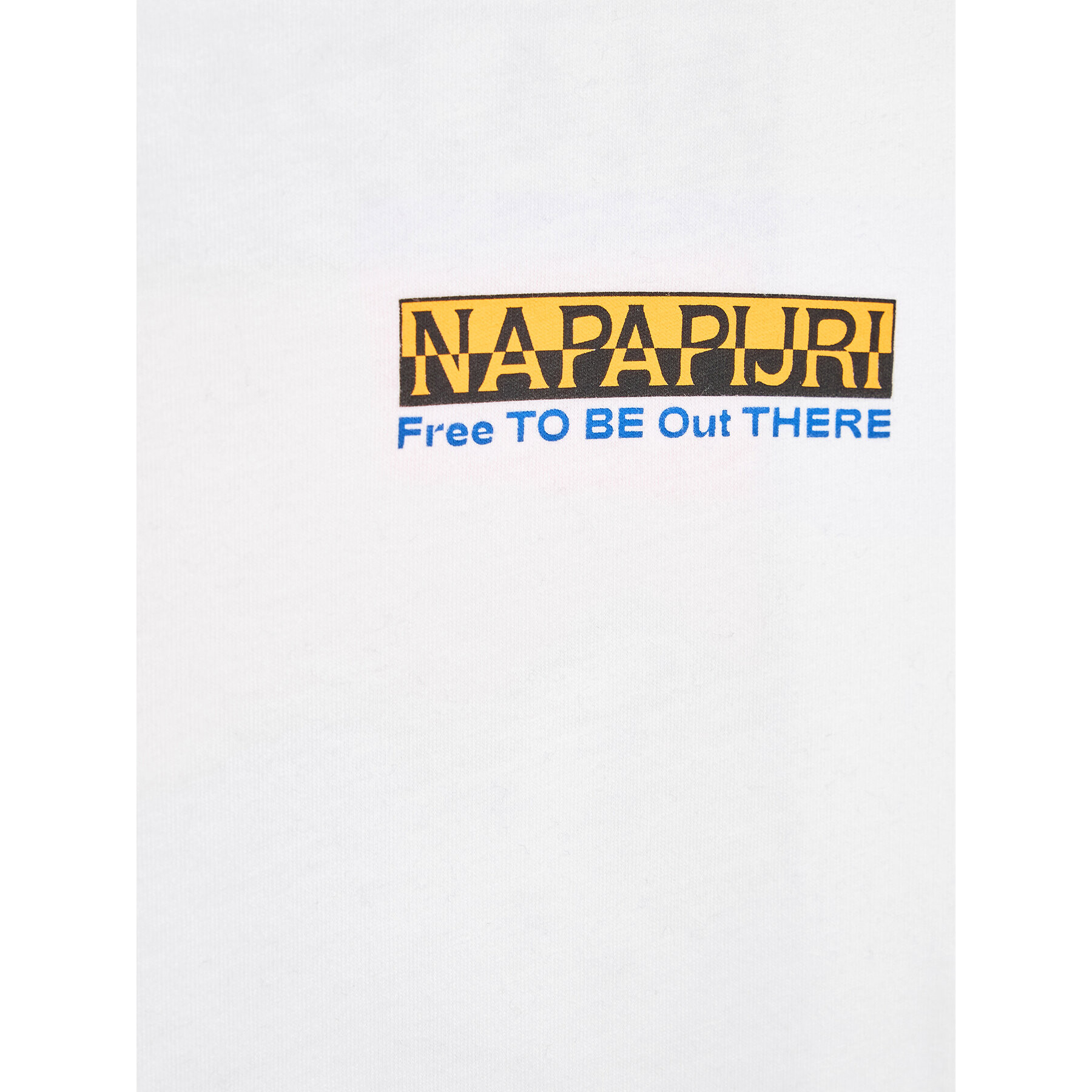 Napapijri T-Shirt NP0A4HGN S Bílá Regular Fit - Pepit.cz