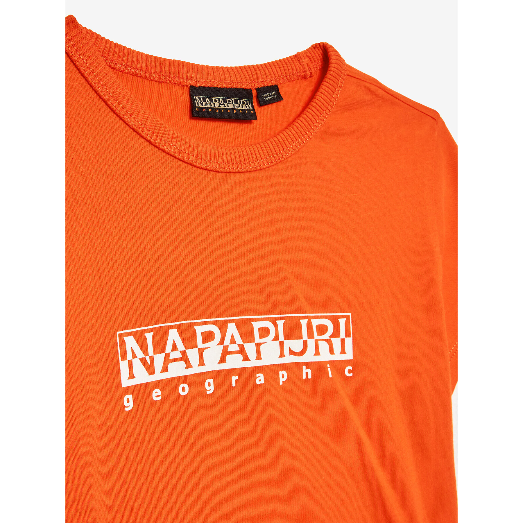 Napapijri T-Shirt S-Box NP0A4G4P D Oranžová Regular Fit - Pepit.cz