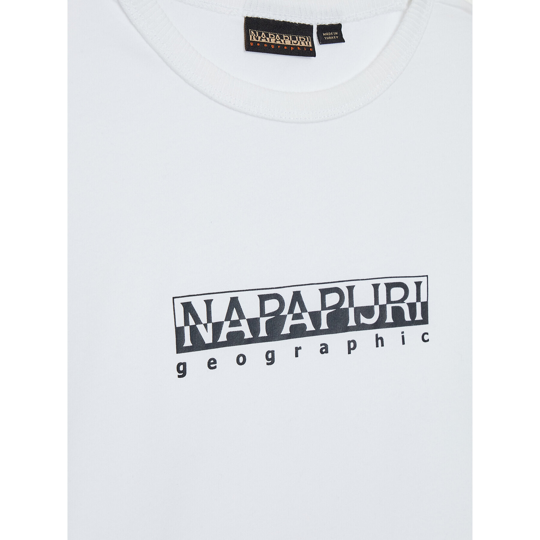 Napapijri T-Shirt S-Box NP0A4GN S Bílá Regular Fit - Pepit.cz