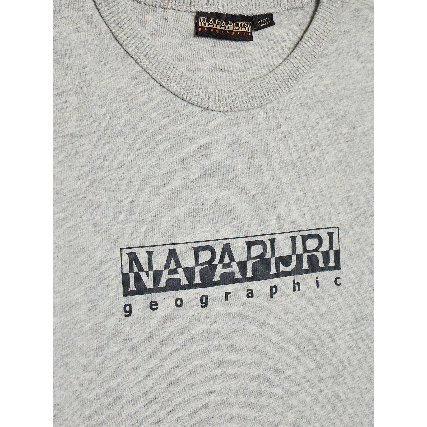 Napapijri T-Shirt S-Box NP0A4GNJ M Šedá Regular Fit - Pepit.cz