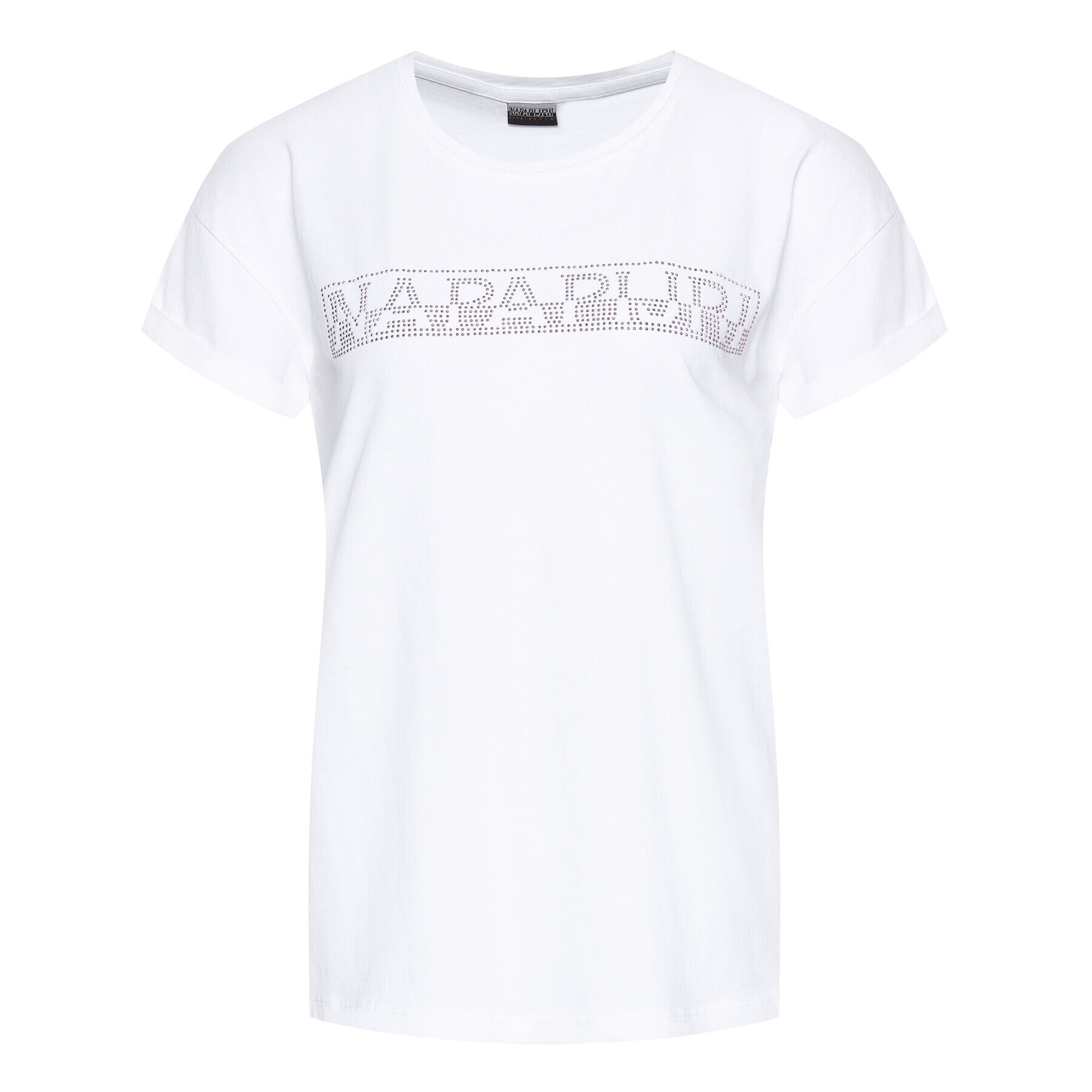 Napapijri T-Shirt Siccari NP0A4E3W0 Bílá Regular Fit - Pepit.cz