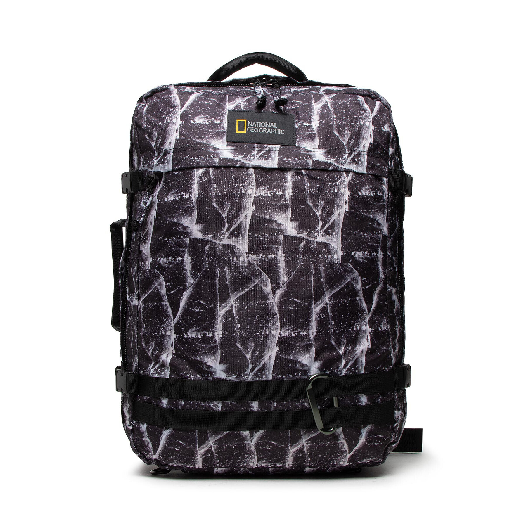 National Geographic Batoh Ng Hybrid Backpack Cracked N11801.96CRA Černá - Pepit.cz