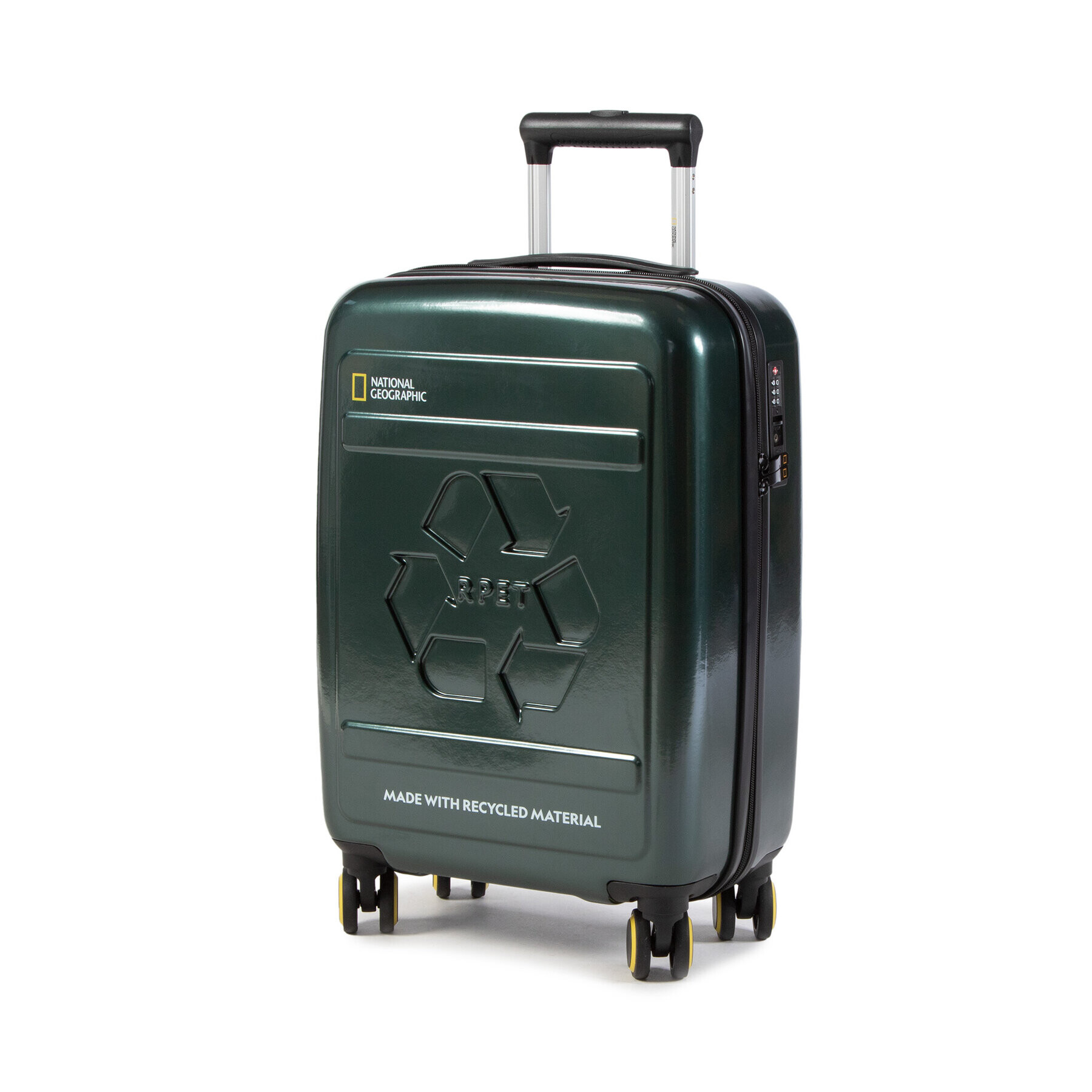 National Geographic Malý tvrdý kufr Small Trolley N205HA.49.17 Zelená - Pepit.cz