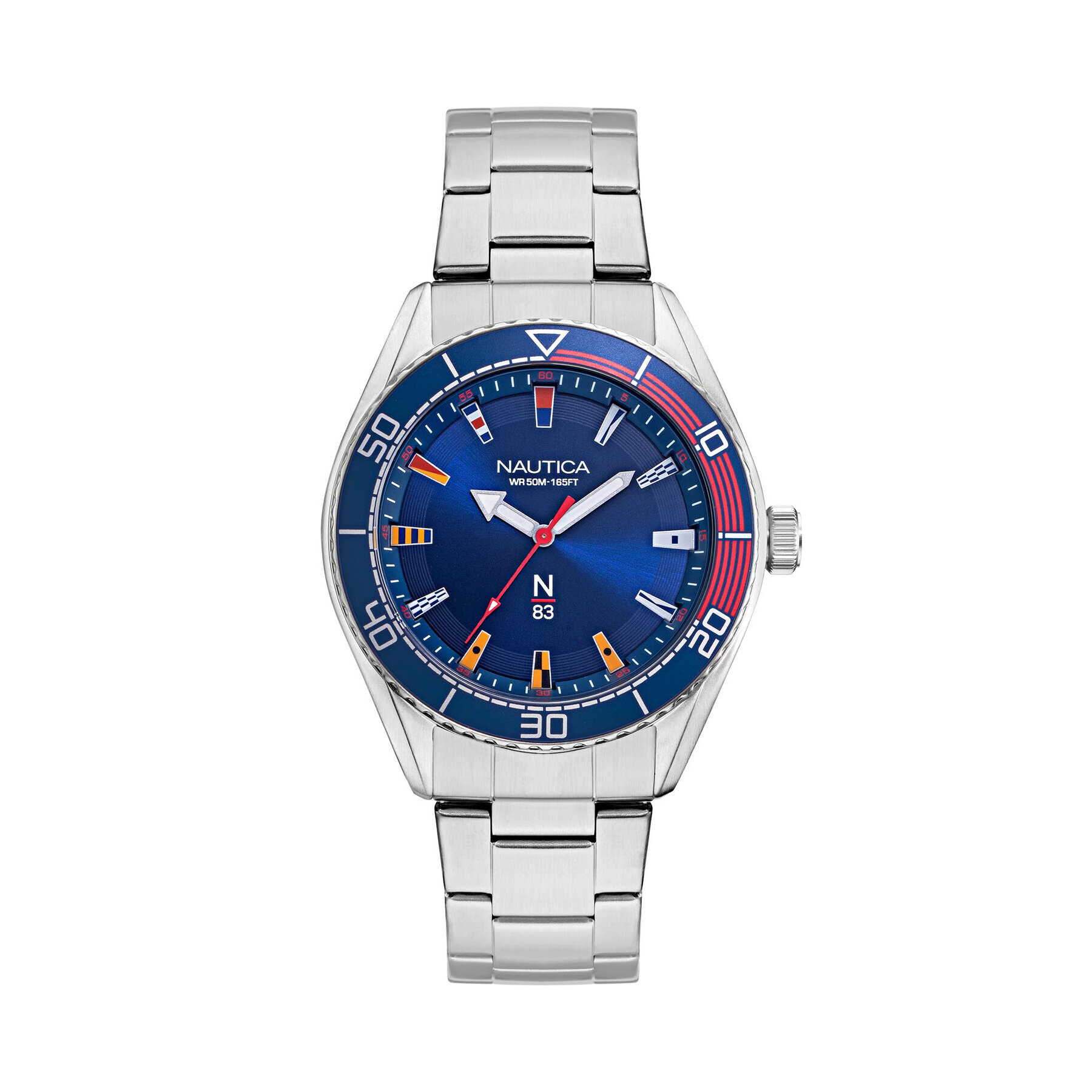 Nautica Hodinky N-83 Finn World NAPFWS004 Stříbrná - Pepit.cz