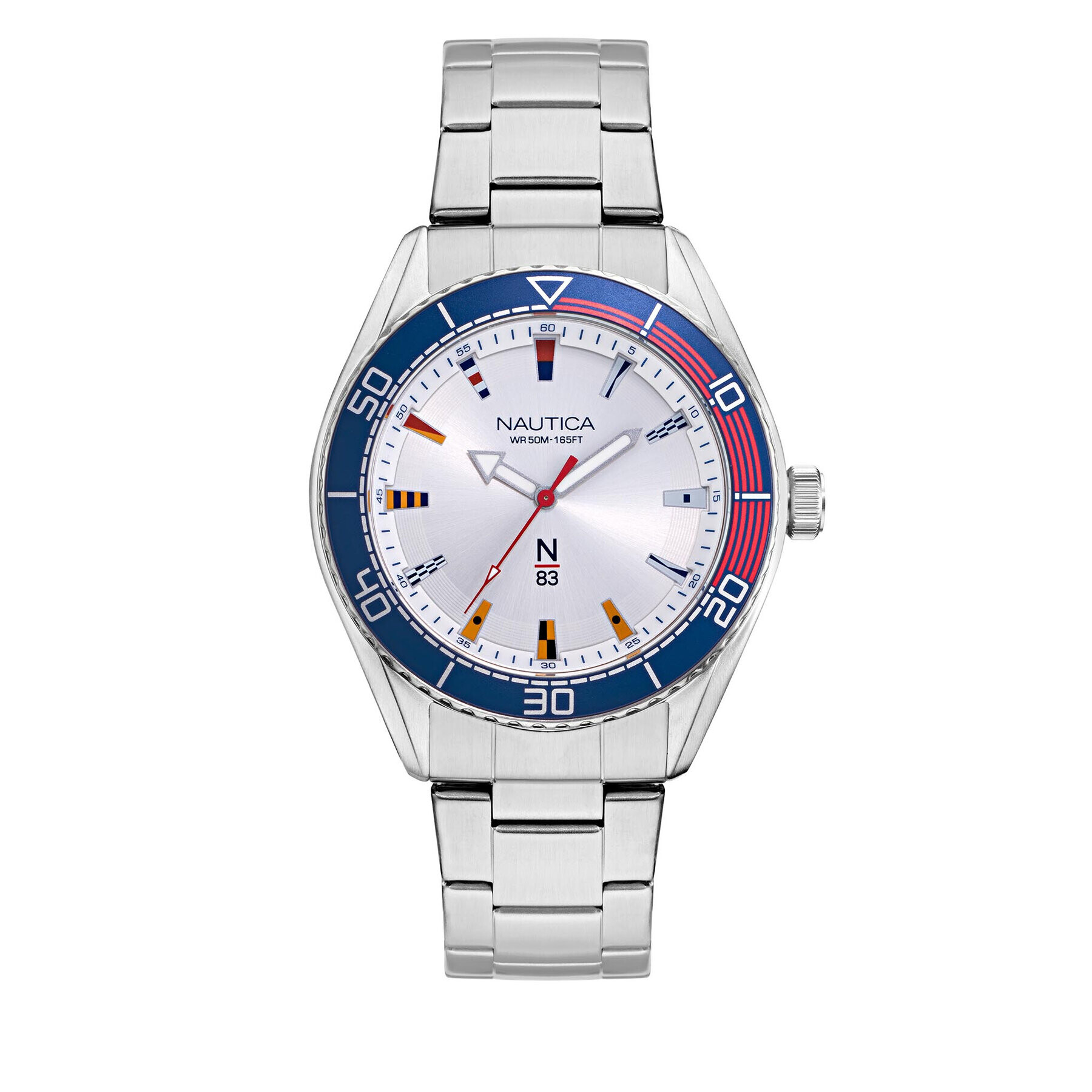 Nautica Hodinky N-83 Finn World NAPFWS005 Stříbrná - Pepit.cz