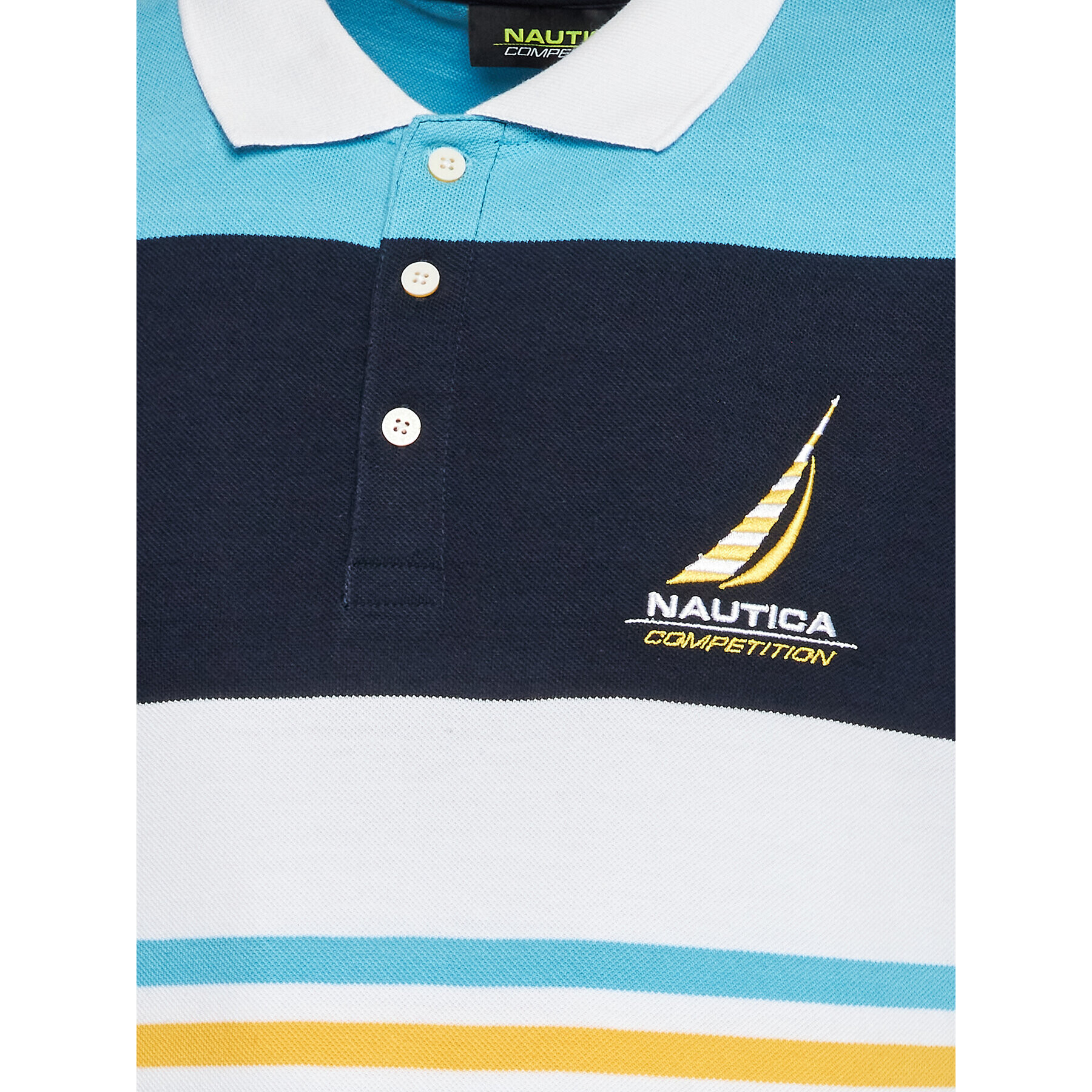 Nautica Polokošile Sampson N7G00766 Modrá Regular Fit - Pepit.cz