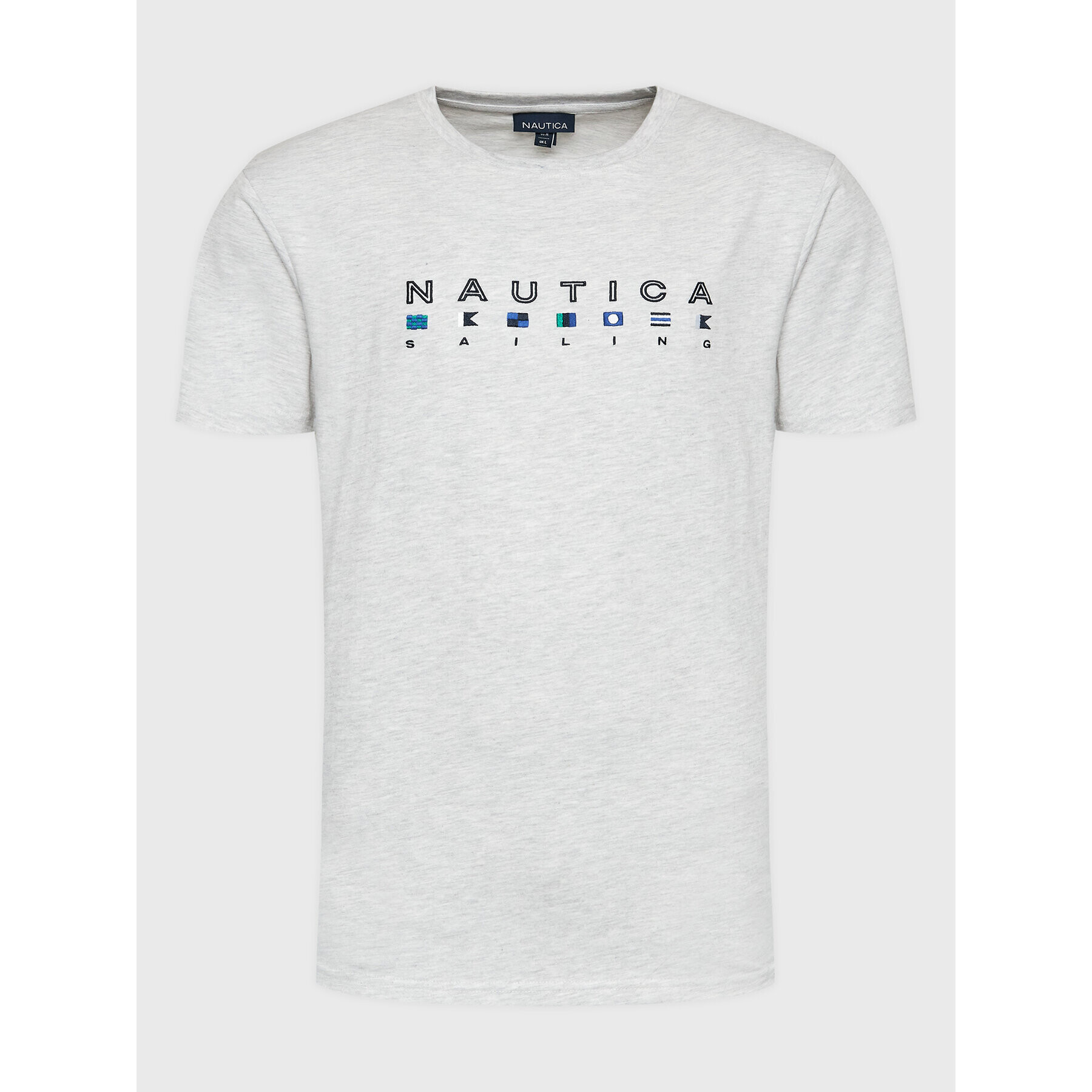 Nautica T-Shirt Noah N1G00403 Šedá Regular Fit - Pepit.cz