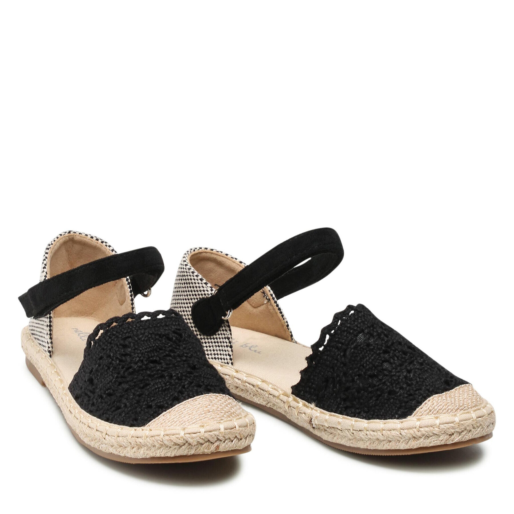 Nelli Blu Espadrilky CSK1576-00 Černá - Pepit.cz