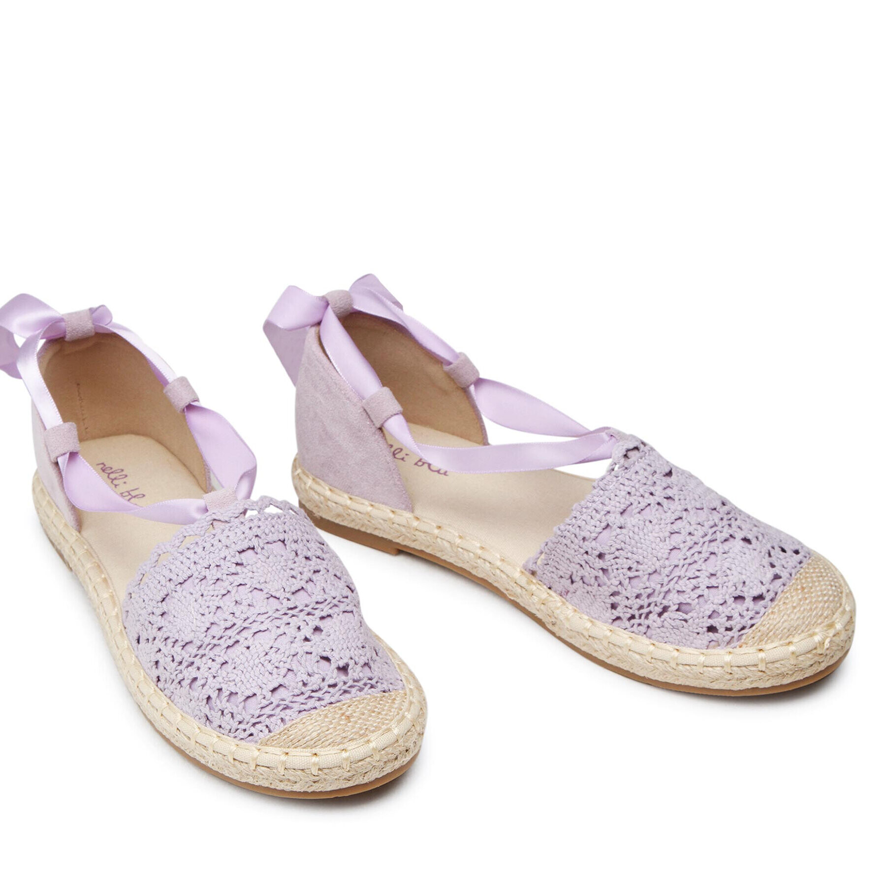 Nelli Blu Espadrilky CSK1576-04 Fialová - Pepit.cz