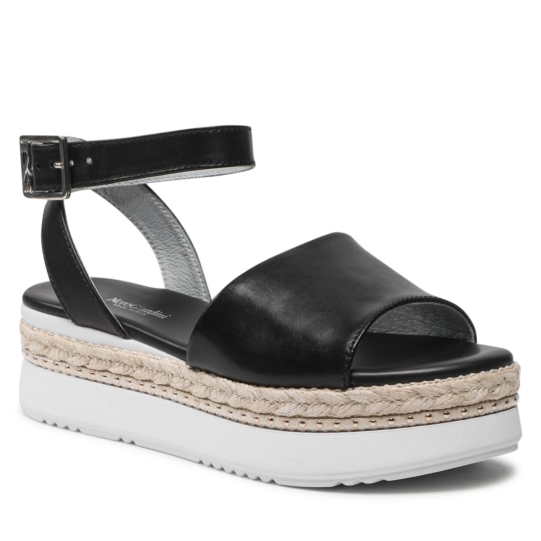 Nero Giardini Espadrilky E218830D Černá - Pepit.cz