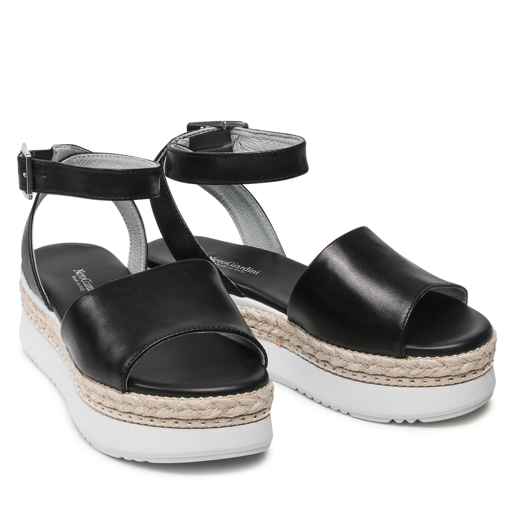 Nero Giardini Espadrilky E218830D Černá - Pepit.cz