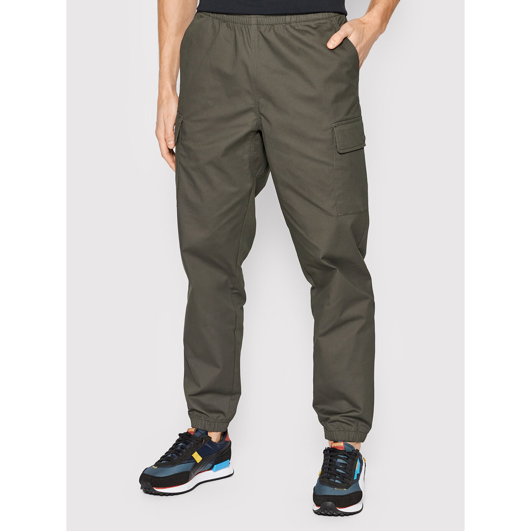 New Balance Joggers kalhoty MP13501 Šedá Regular Fit - Pepit.cz