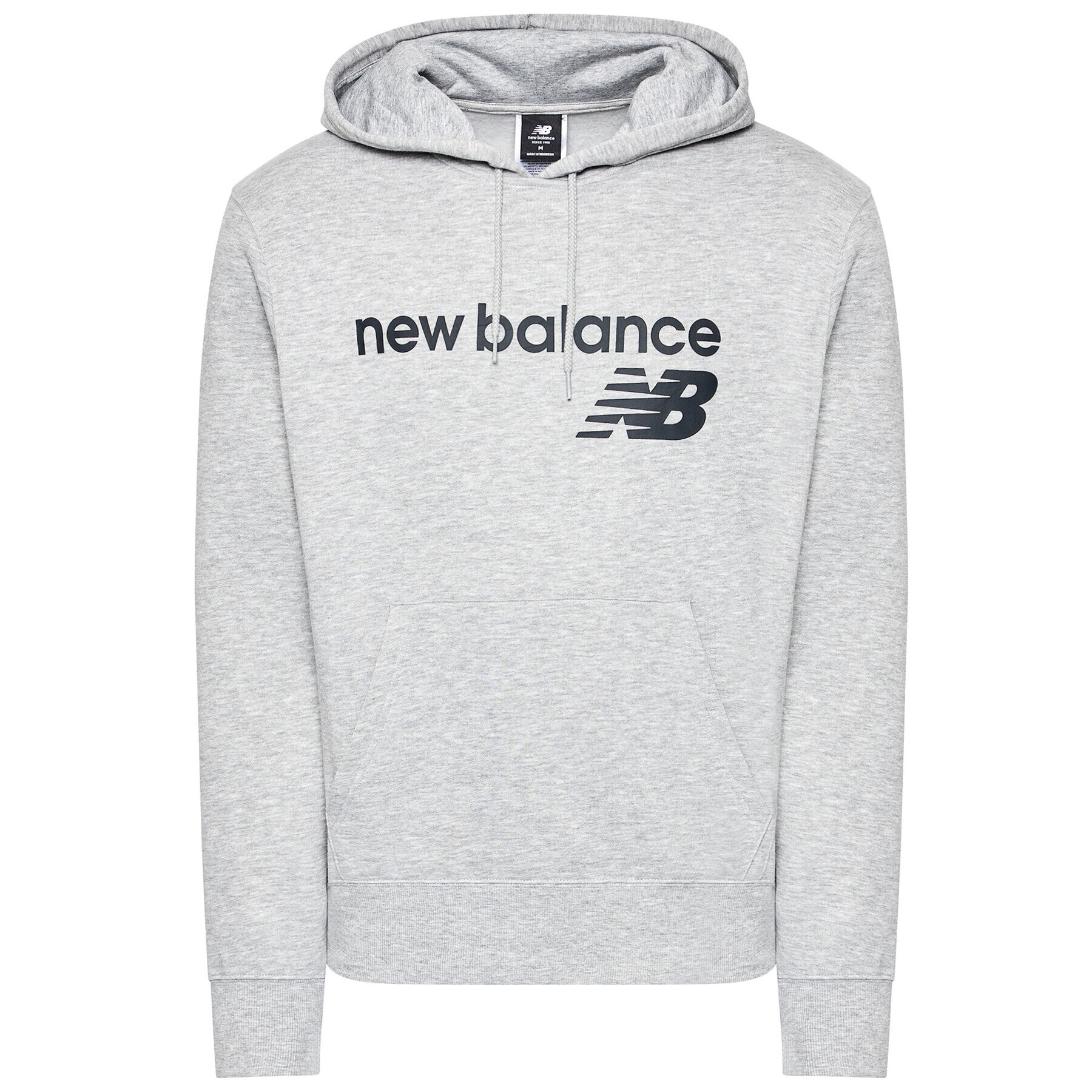 New Balance Mikina C C F Hoodie MT03910 Šedá Relaxed Fit - Pepit.cz