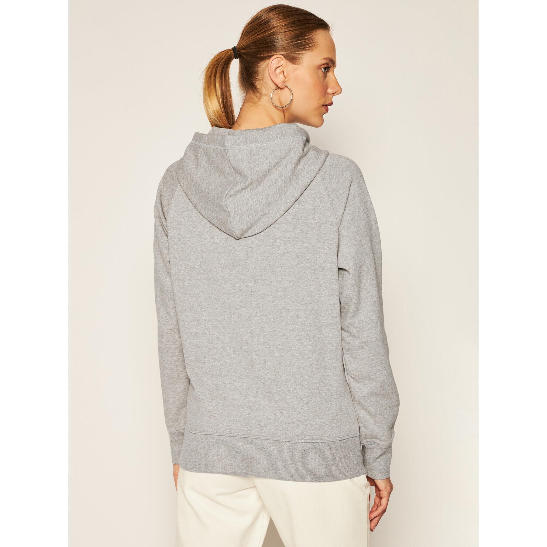 New Balance Mikina Esse po Hoodie NBWT0355 Šedá Relaxed Fit - Pepit.cz