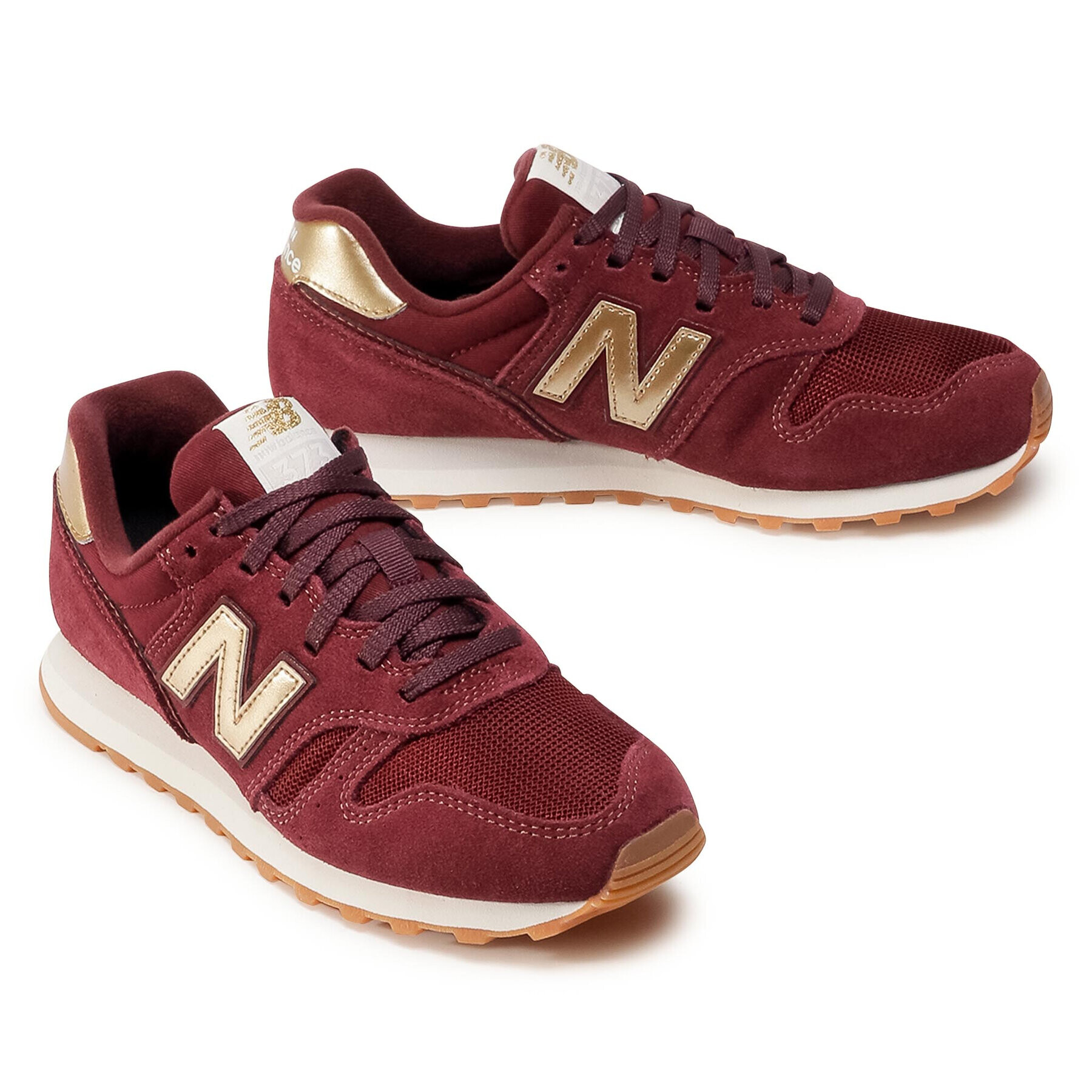 New Balance Sneakersy WL373FA2 Bordó - Pepit.cz