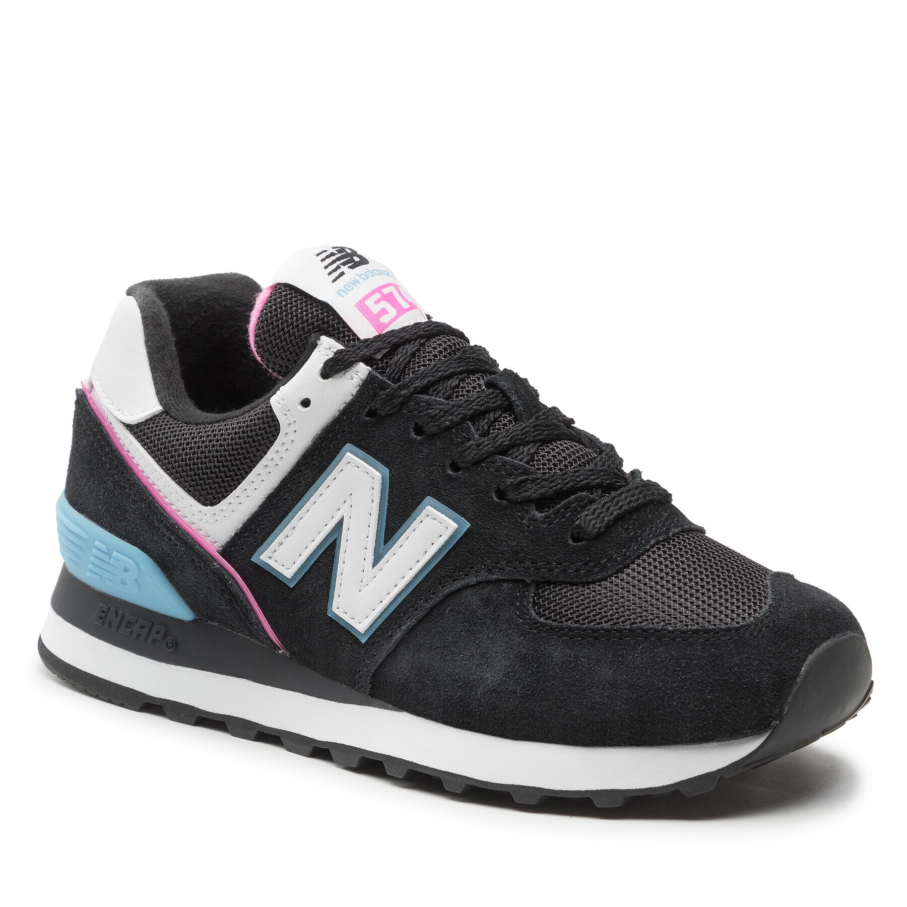 New Balance Sneakersy WL574CK2 Černá - Pepit.cz