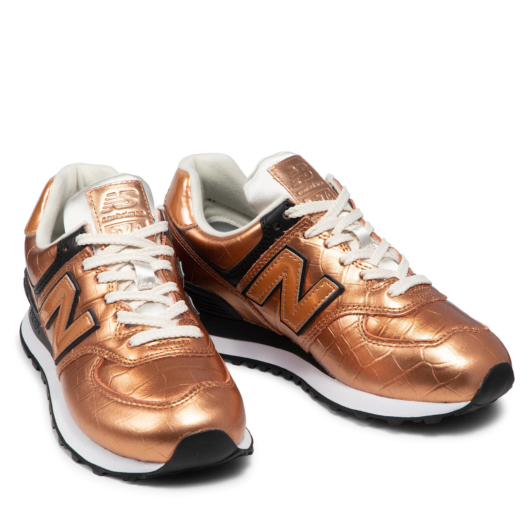 New Balance Sneakersy WL574PX2 Měděná - Pepit.cz