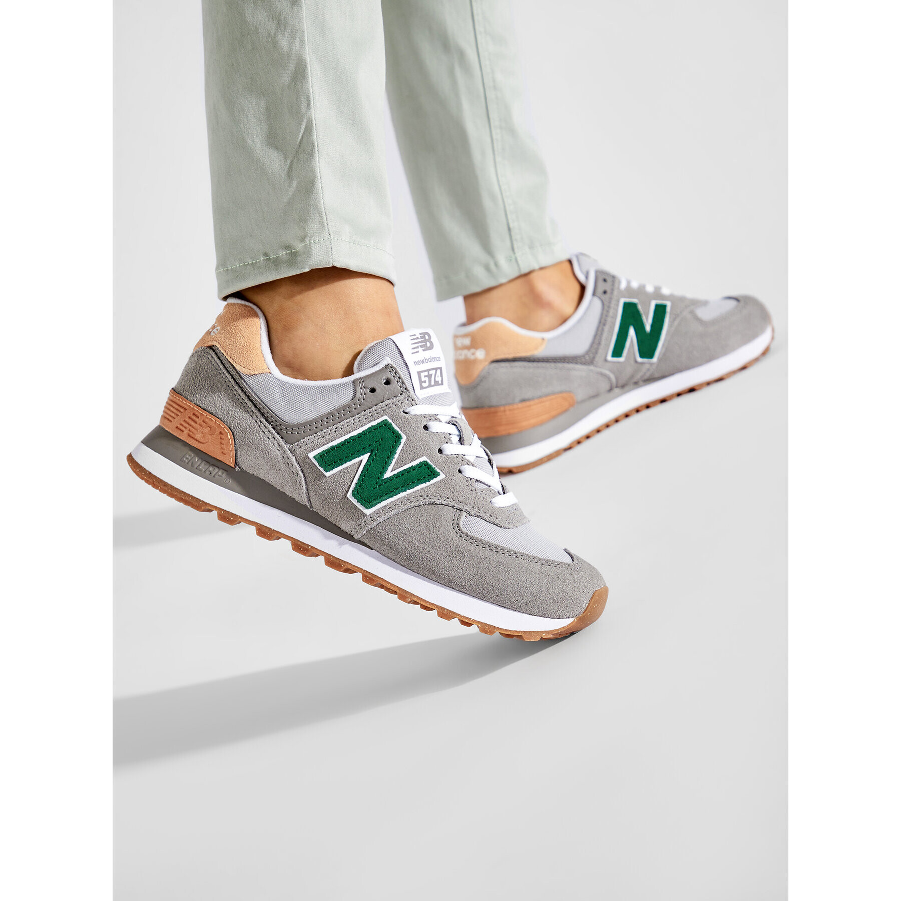 New Balance Sneakersy WL574RF2 Šedá - Pepit.cz