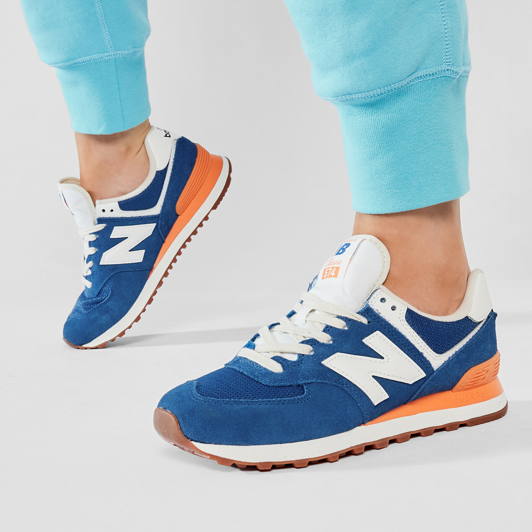 New Balance Sneakersy WL574VA2 Modrá - Pepit.cz