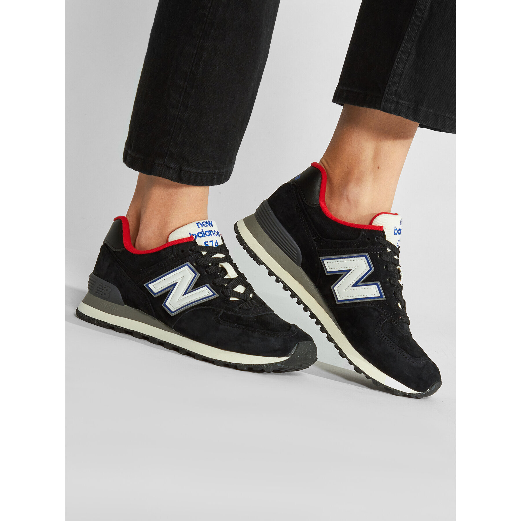 New Balance Sneakersy WL574WG2 Černá - Pepit.cz