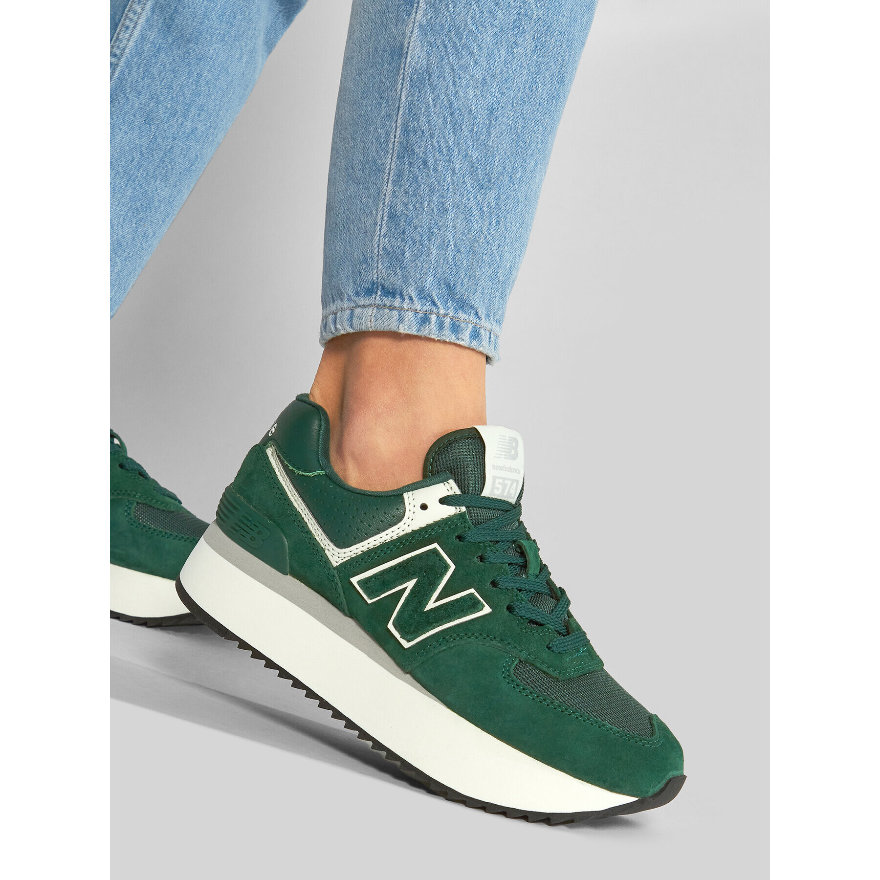 New Balance Sneakersy WL574ZAG Zelená - Pepit.cz