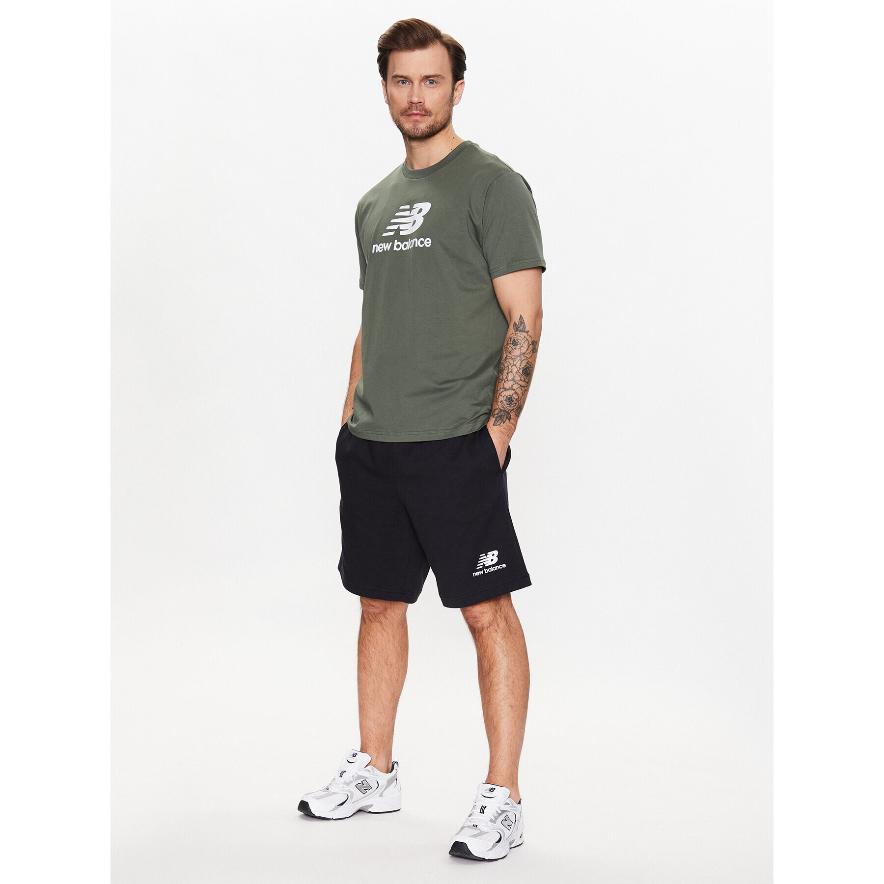 New Balance Sportovní kraťasy MS3154 Černá Regular Fit - Pepit.cz