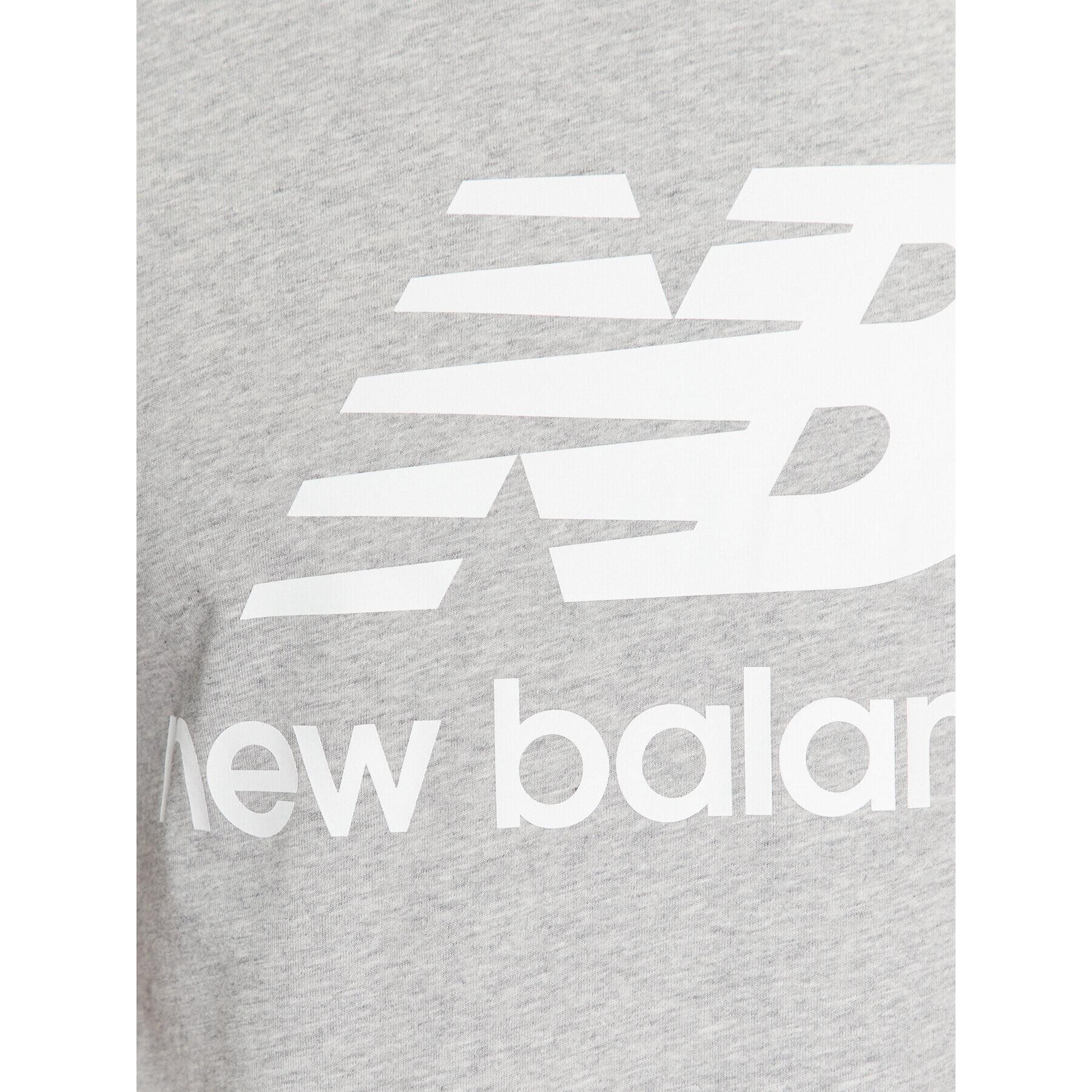 New Balance T-Shirt Essential Logo MT01575 Šedá Athletic Fit - Pepit.cz