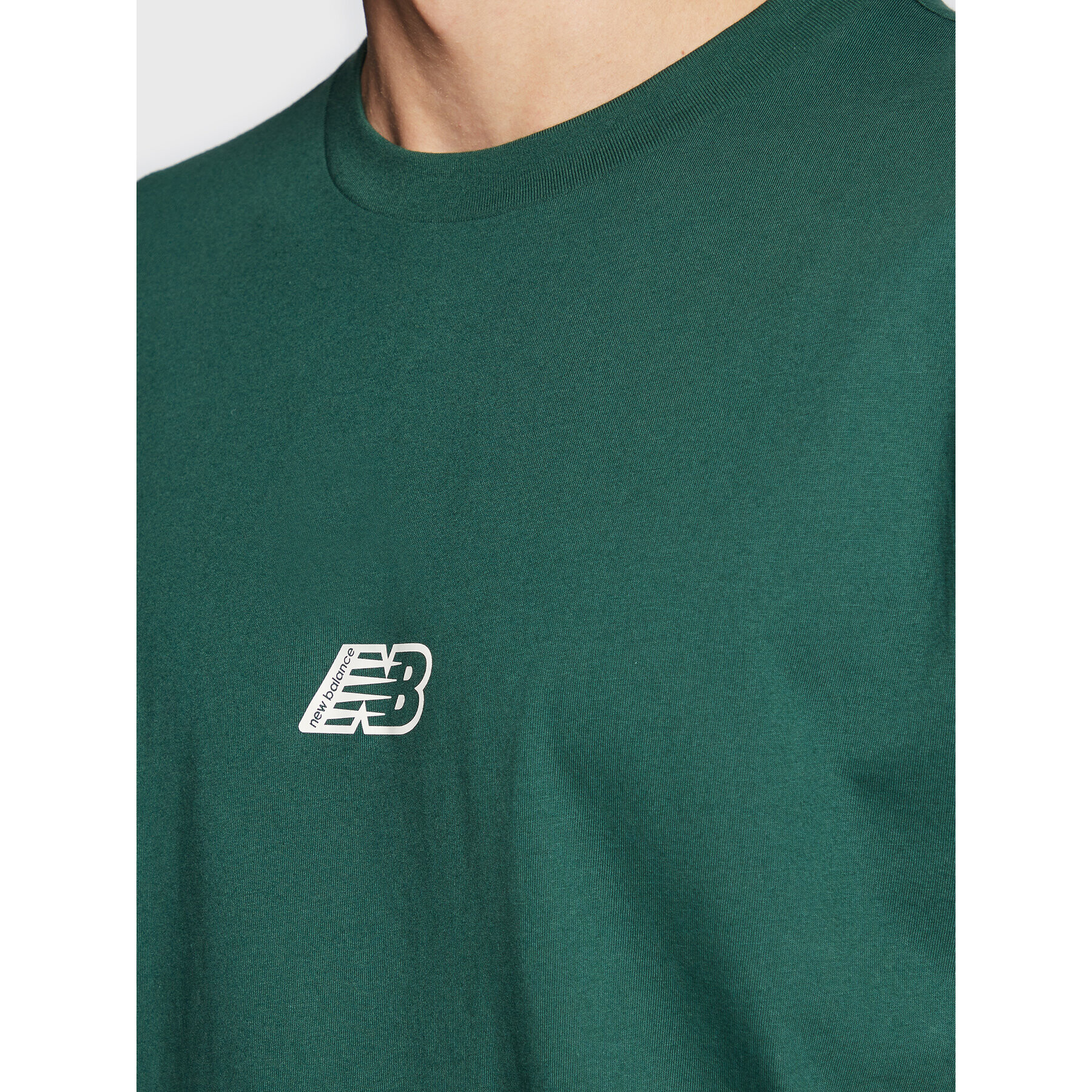 New Balance T-Shirt Essentials Graphic MT23514 Zelená Relaxed Fit - Pepit.cz