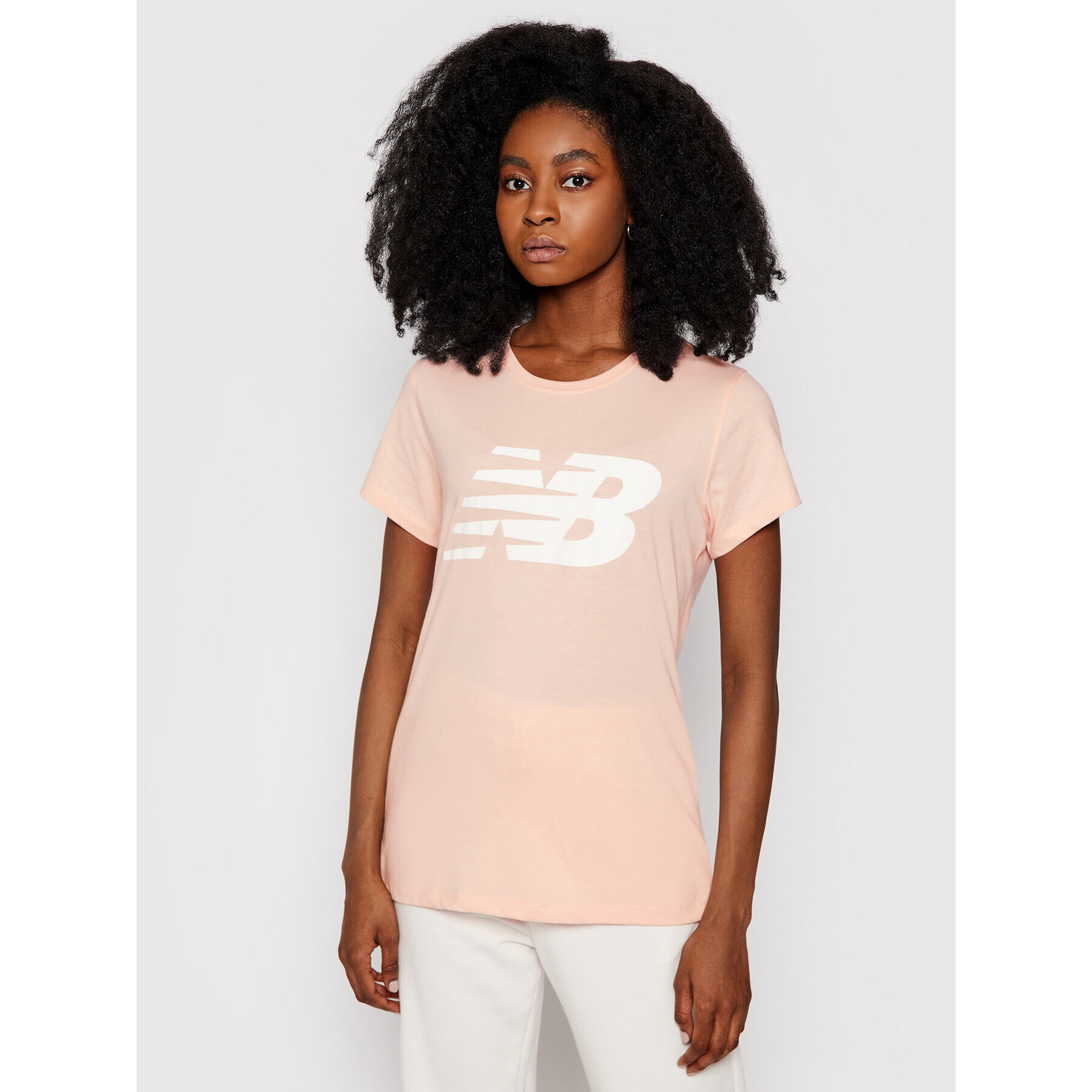 New Balance T-Shirt Fly WT01852 Oranžová Athletic Fit - Pepit.cz