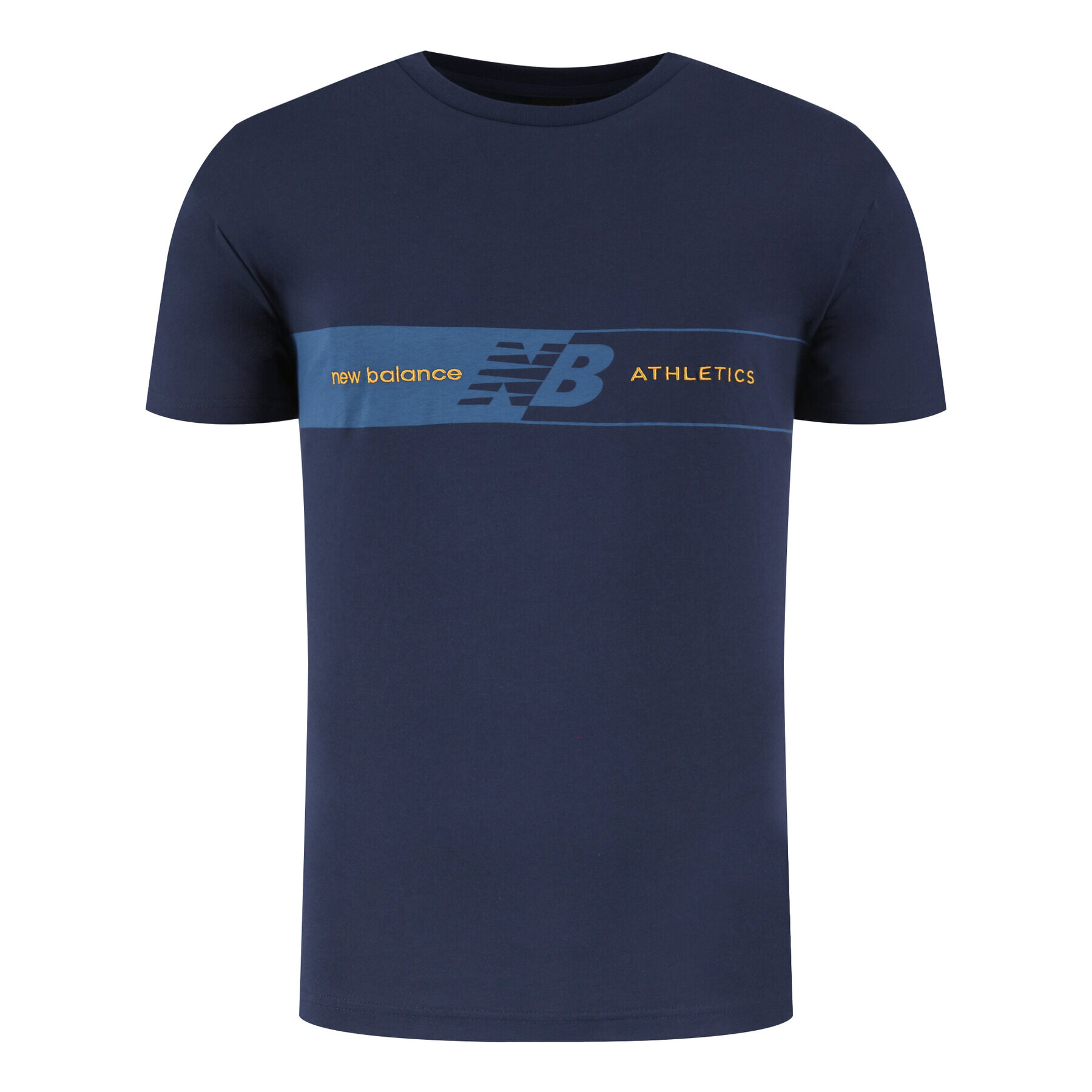 New Balance T-Shirt Keylinet MT01510 Tmavomodrá Relaxed Fit - Pepit.cz