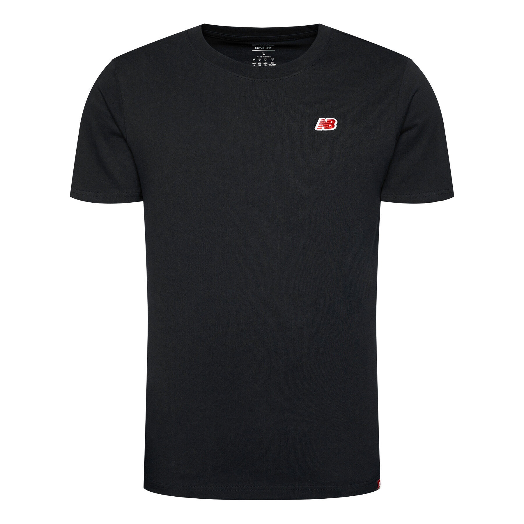 New Balance T-Shirt MT01660 Černá Slim Fit - Pepit.cz