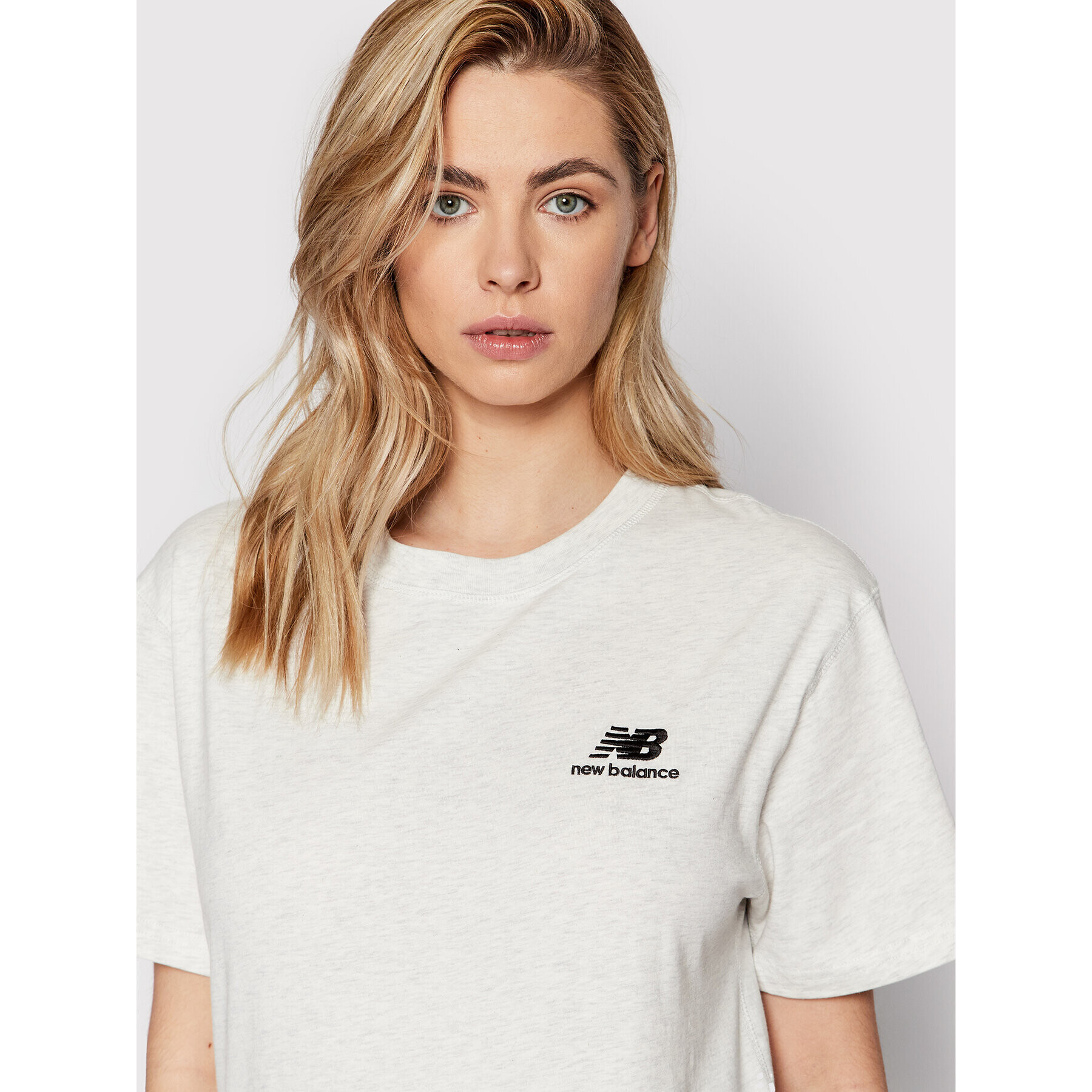 New Balance T-Shirt Unisex UT21503 Šedá Relaxed Fit - Pepit.cz