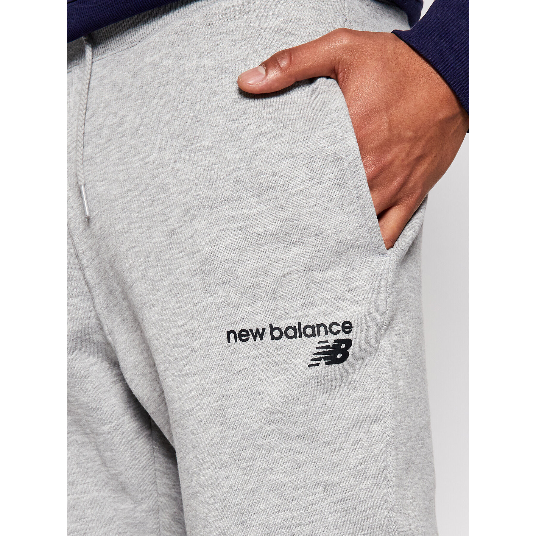 New Balance Teplákové kalhoty C C F Pant MP03904 Šedá Athletic Fit - Pepit.cz