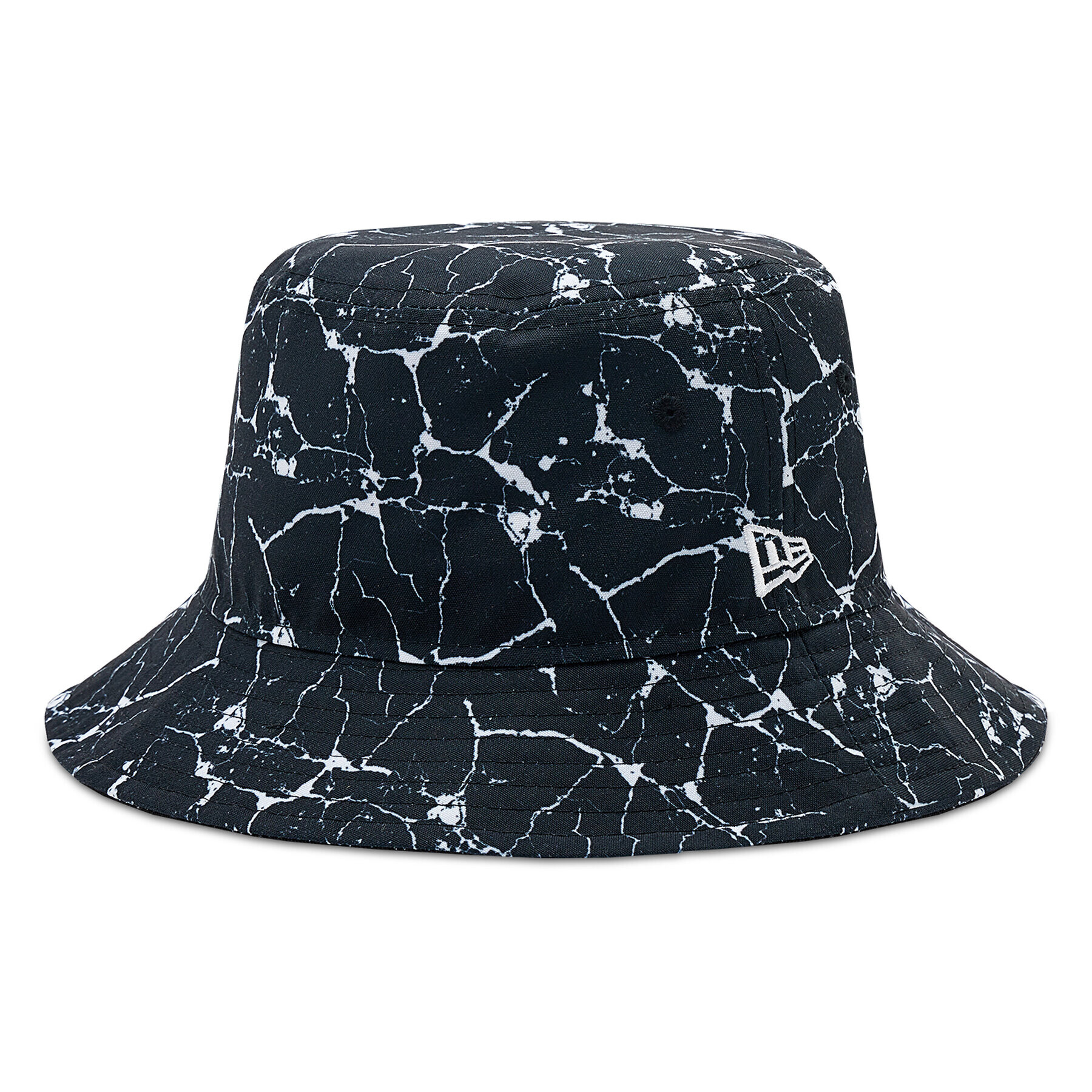 New Era Klobouk Marble Print Bucket Hat 60285236 Černá - Pepit.cz