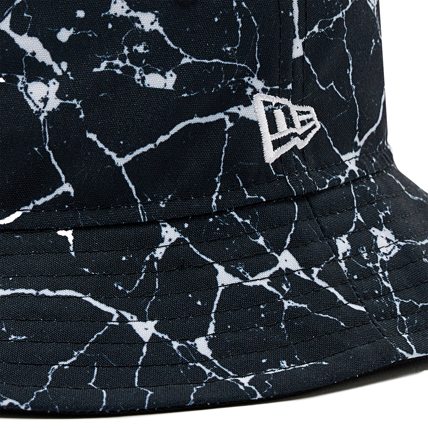 New Era Klobouk Marble Print Bucket Hat 60285236 Černá - Pepit.cz