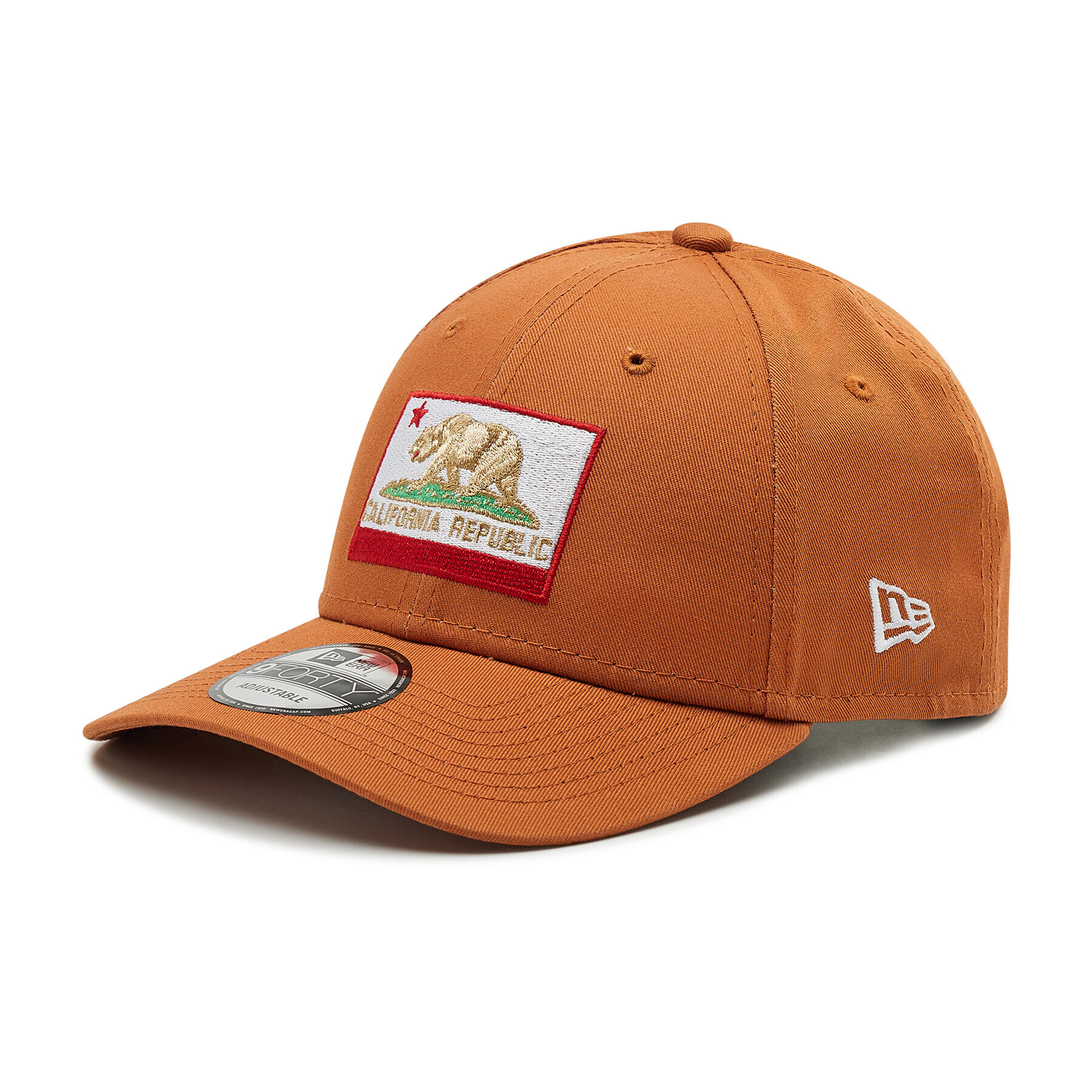 New Era Kšiltovka Cali Patch Brown 9Forty 60222276 Hnědá - Pepit.cz