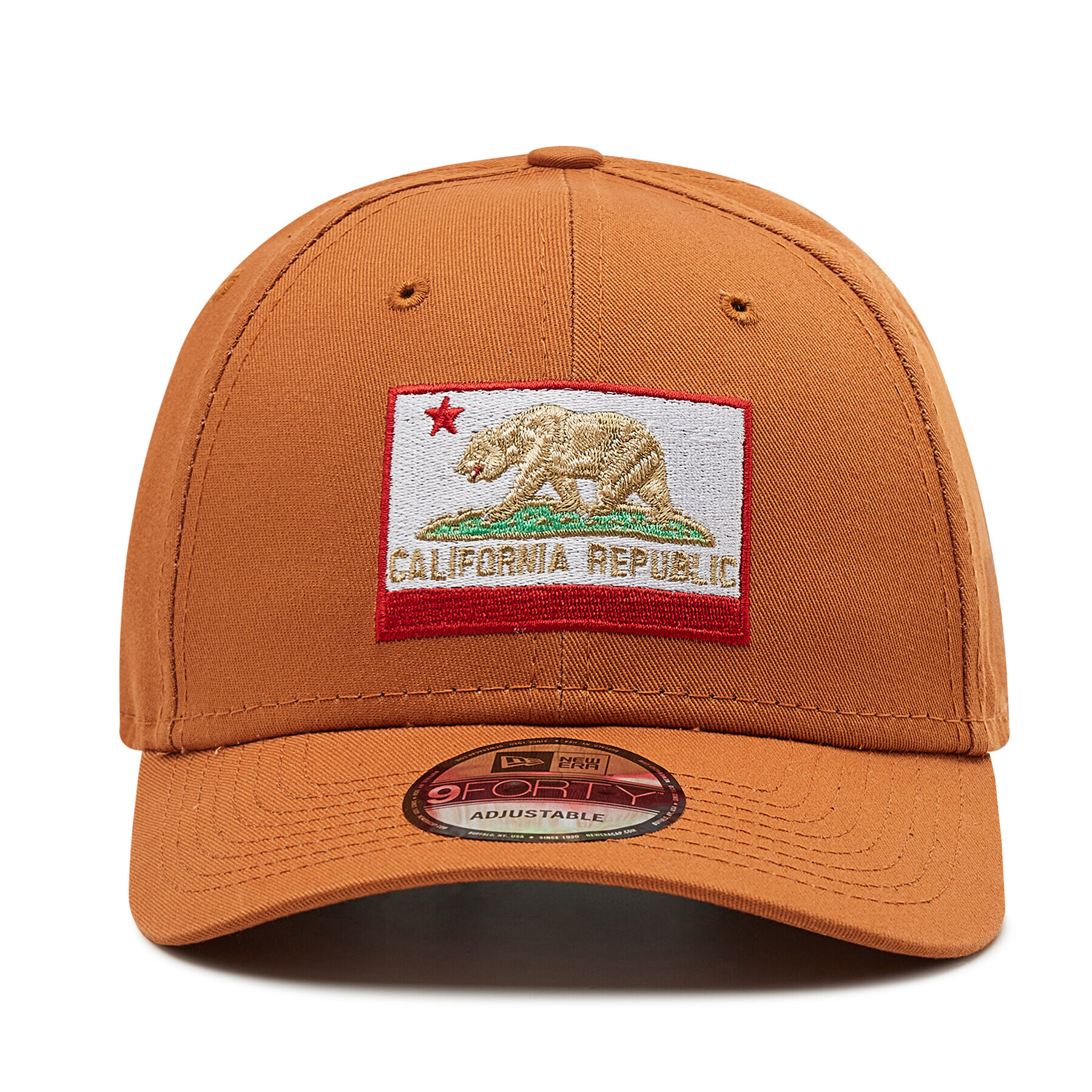 New Era Kšiltovka Cali Patch Brown 9Forty 60222276 Hnědá - Pepit.cz