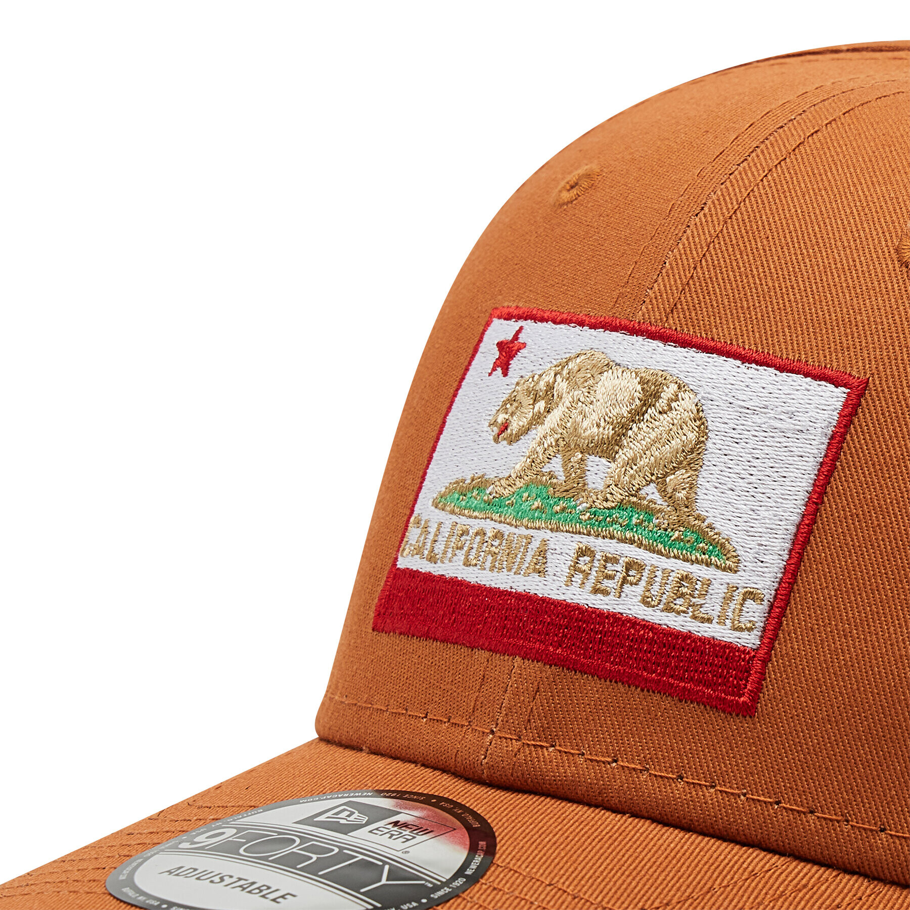 New Era Kšiltovka Cali Patch Brown 9Forty 60222276 Hnědá - Pepit.cz