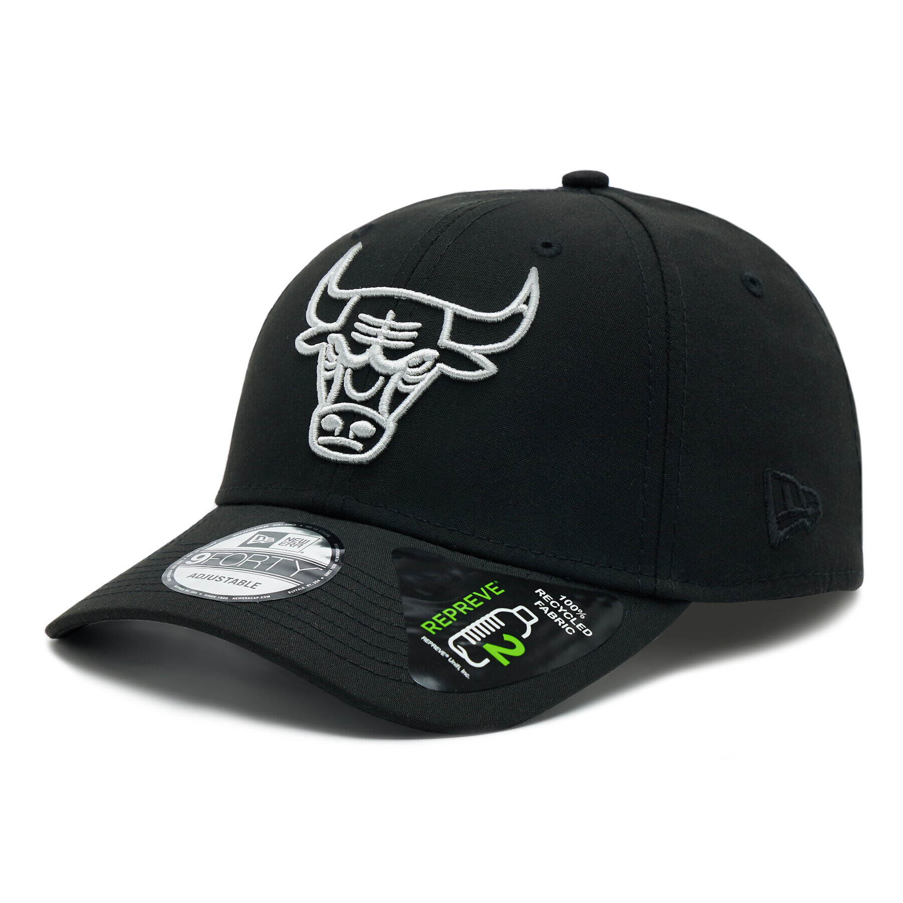 New Era Kšiltovka Chicago Bulls Repreve Monochrome 60358121 Černá - Pepit.cz