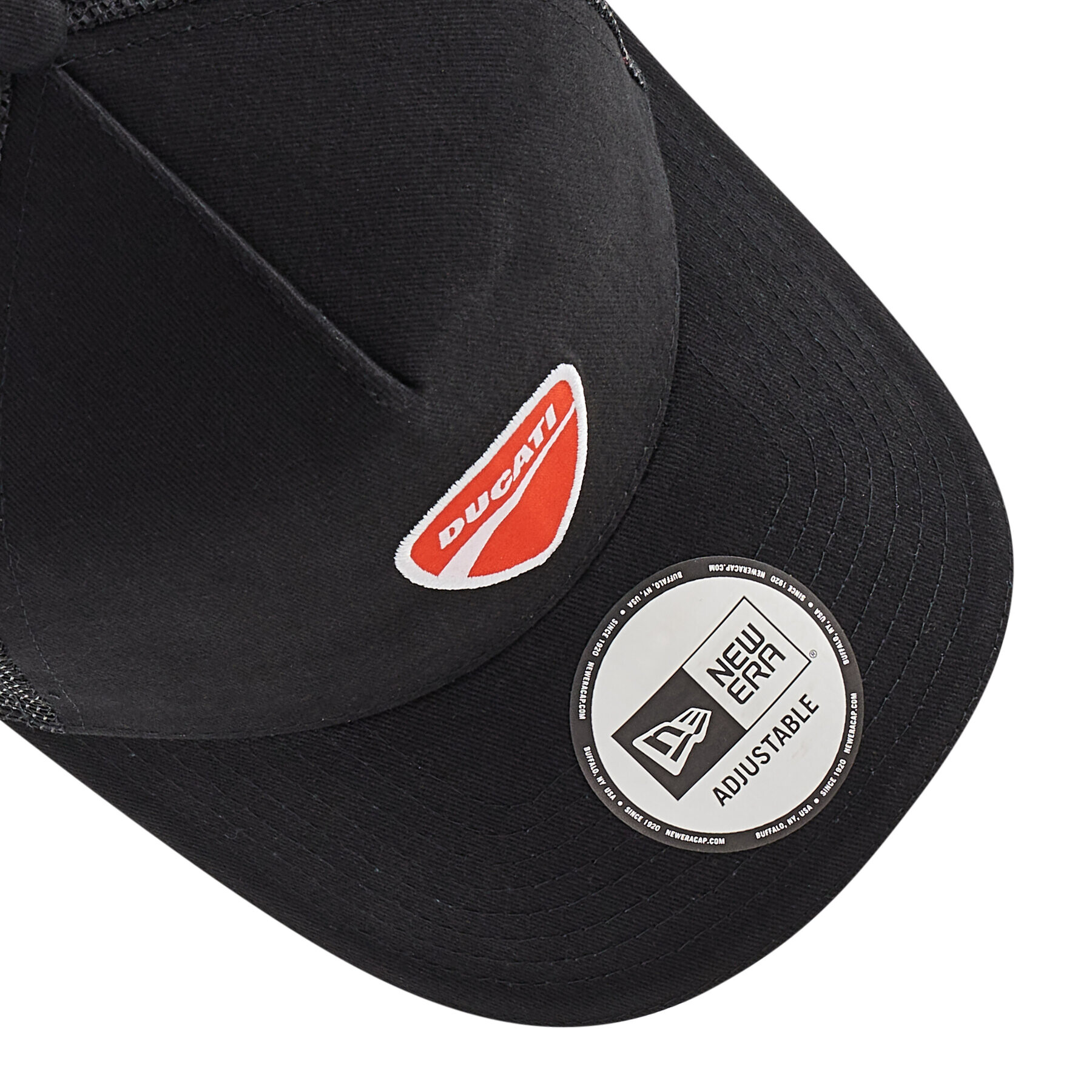 New Era Kšiltovka Ducati Brushed Cotton A-Frame Trucker 60221485 Černá - Pepit.cz