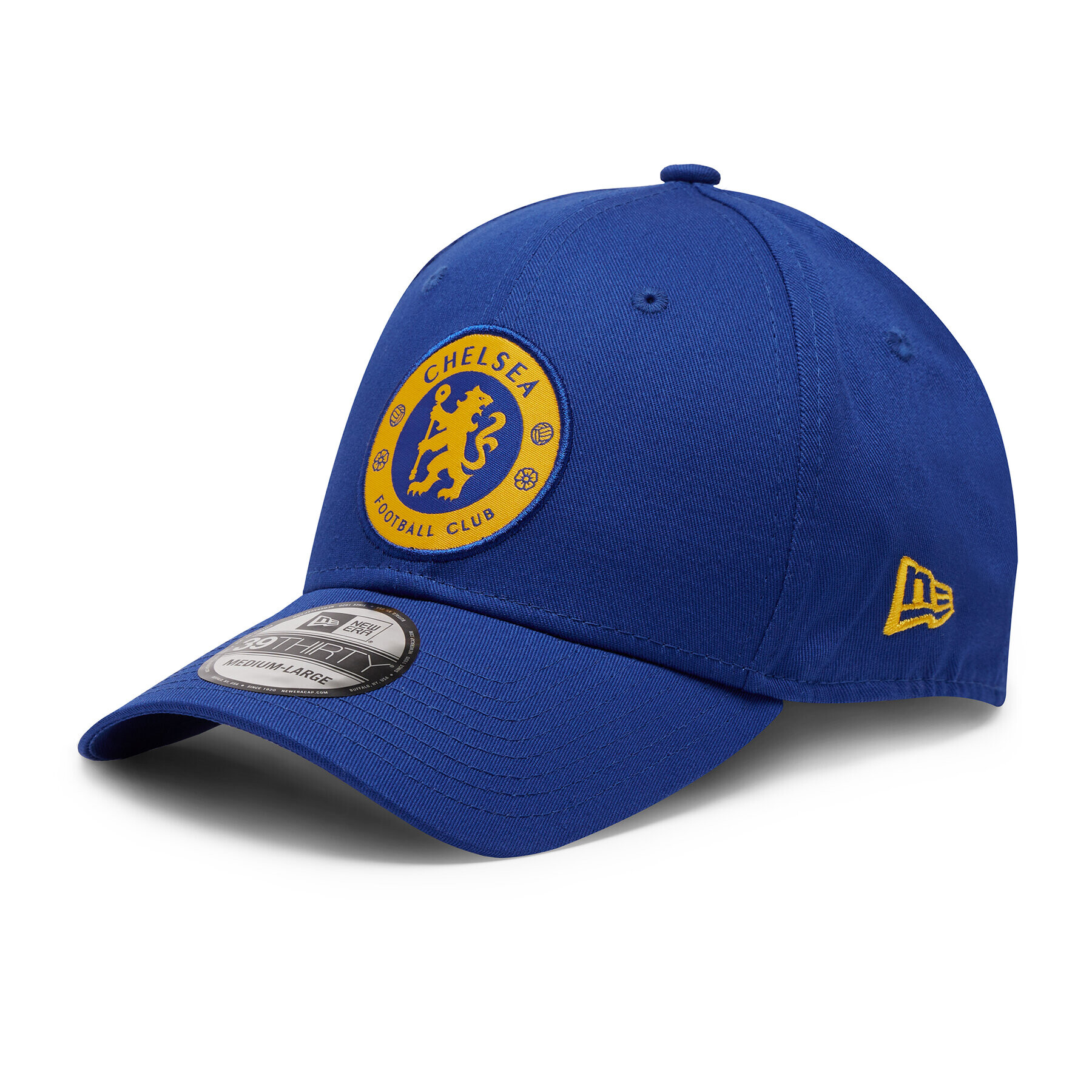 New Era Kšiltovka Gorra Chelsea FC Lion Crest Pop Crest 39Thirty 60284531 Modrá - Pepit.cz