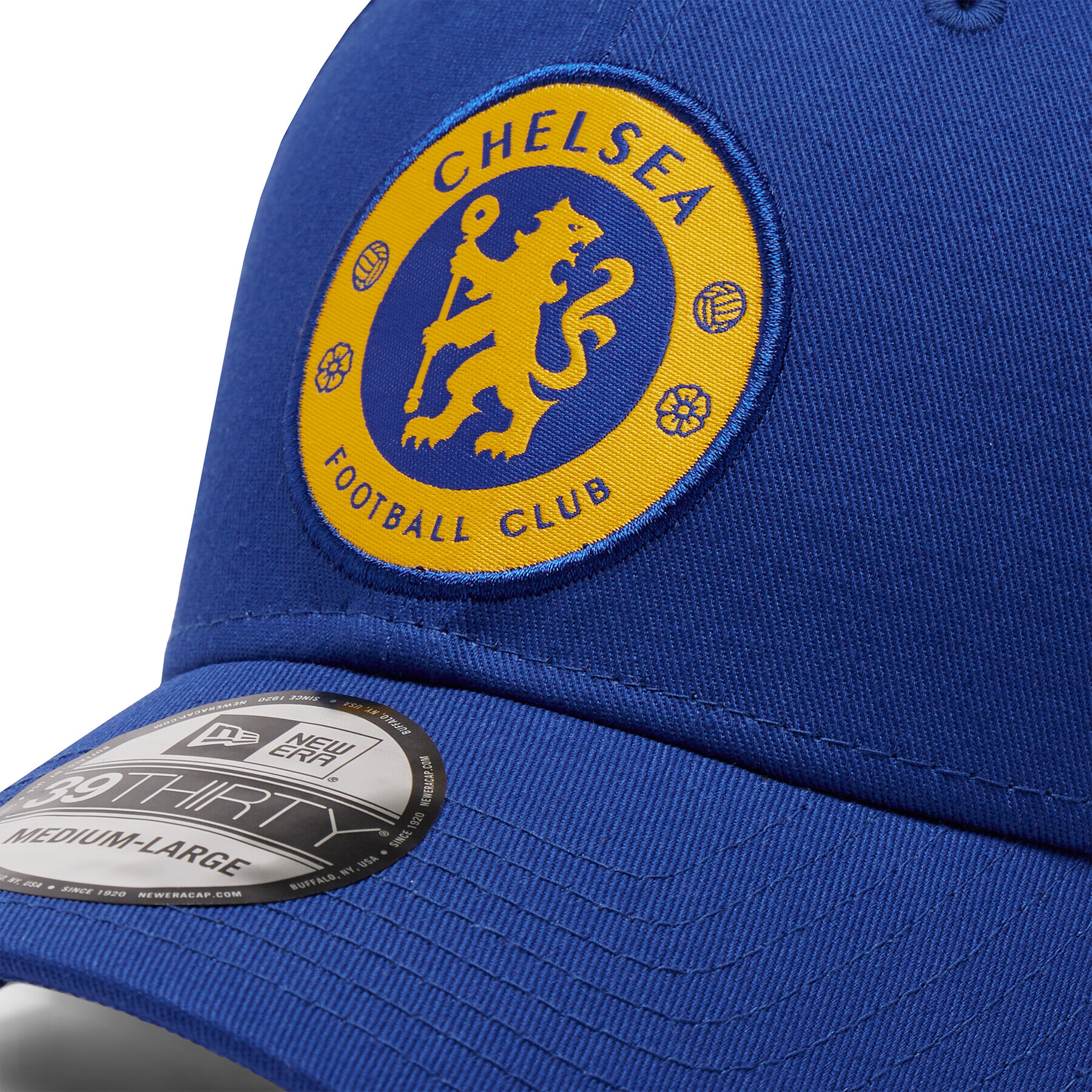 New Era Kšiltovka Gorra Chelsea FC Lion Crest Pop Crest 39Thirty 60284531 Modrá - Pepit.cz