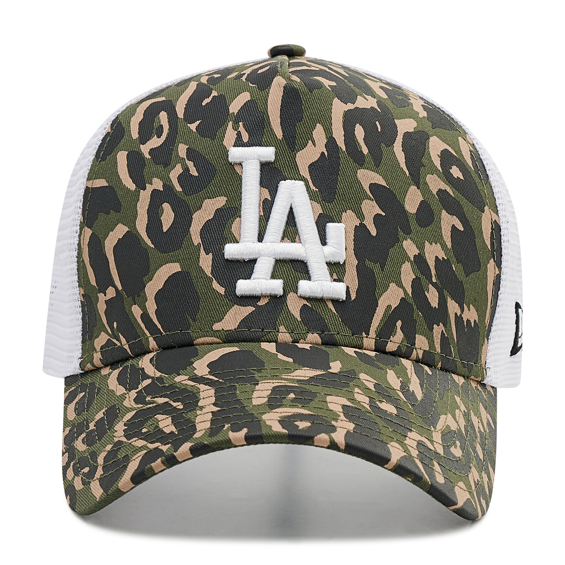 New Era Kšiltovka La Dodgers Leopard Print A-Frame Trucker 60222396 Zelená - Pepit.cz